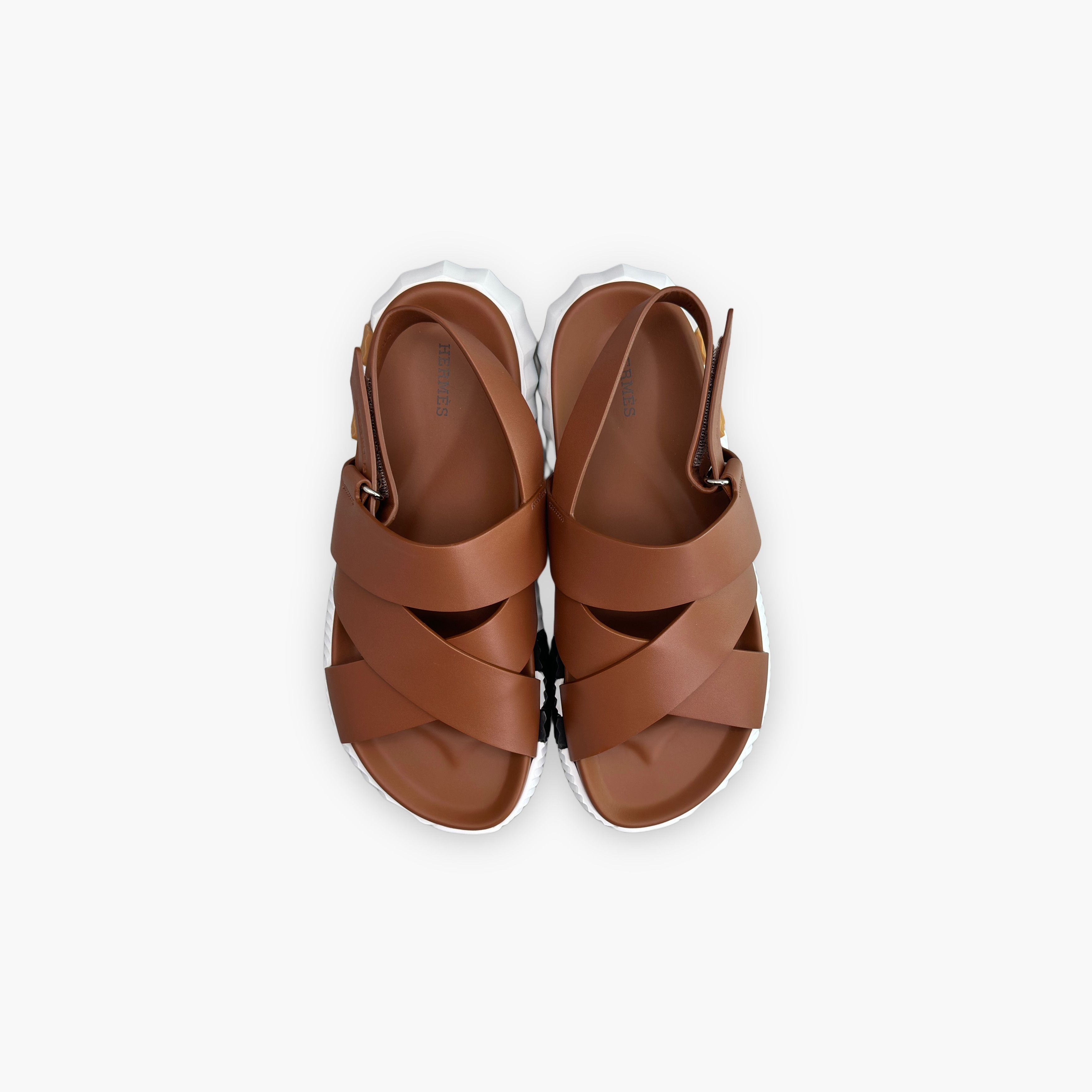 Hermes Hermès Electric Leather Sandals Size 9 Size US 9 / EU 42 - 9 Thumbnail