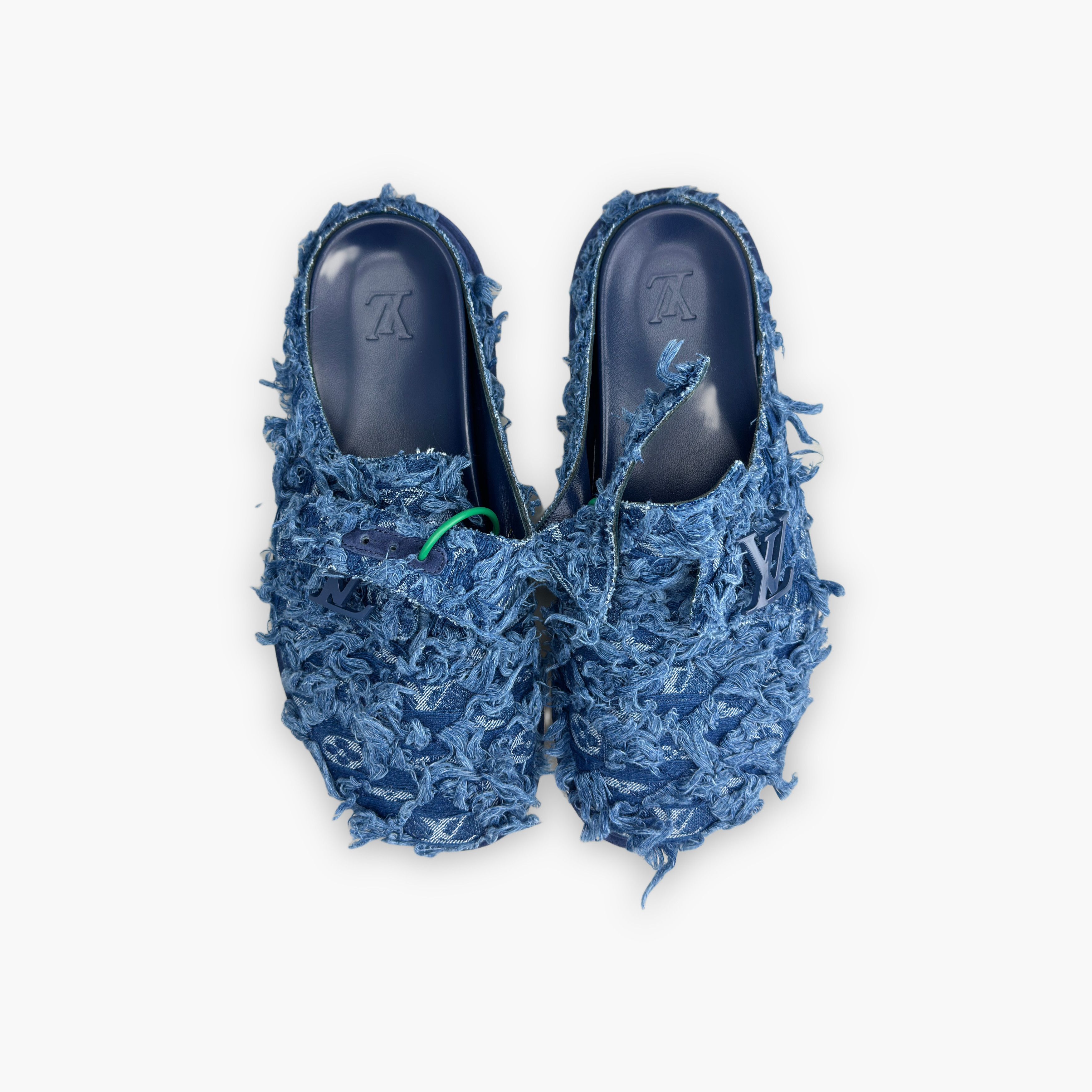 Louis Vuitton Louis Vuitton Frayed Denim Easy Mules Size 9 Size US 9 / EU 42 - 9 Thumbnail