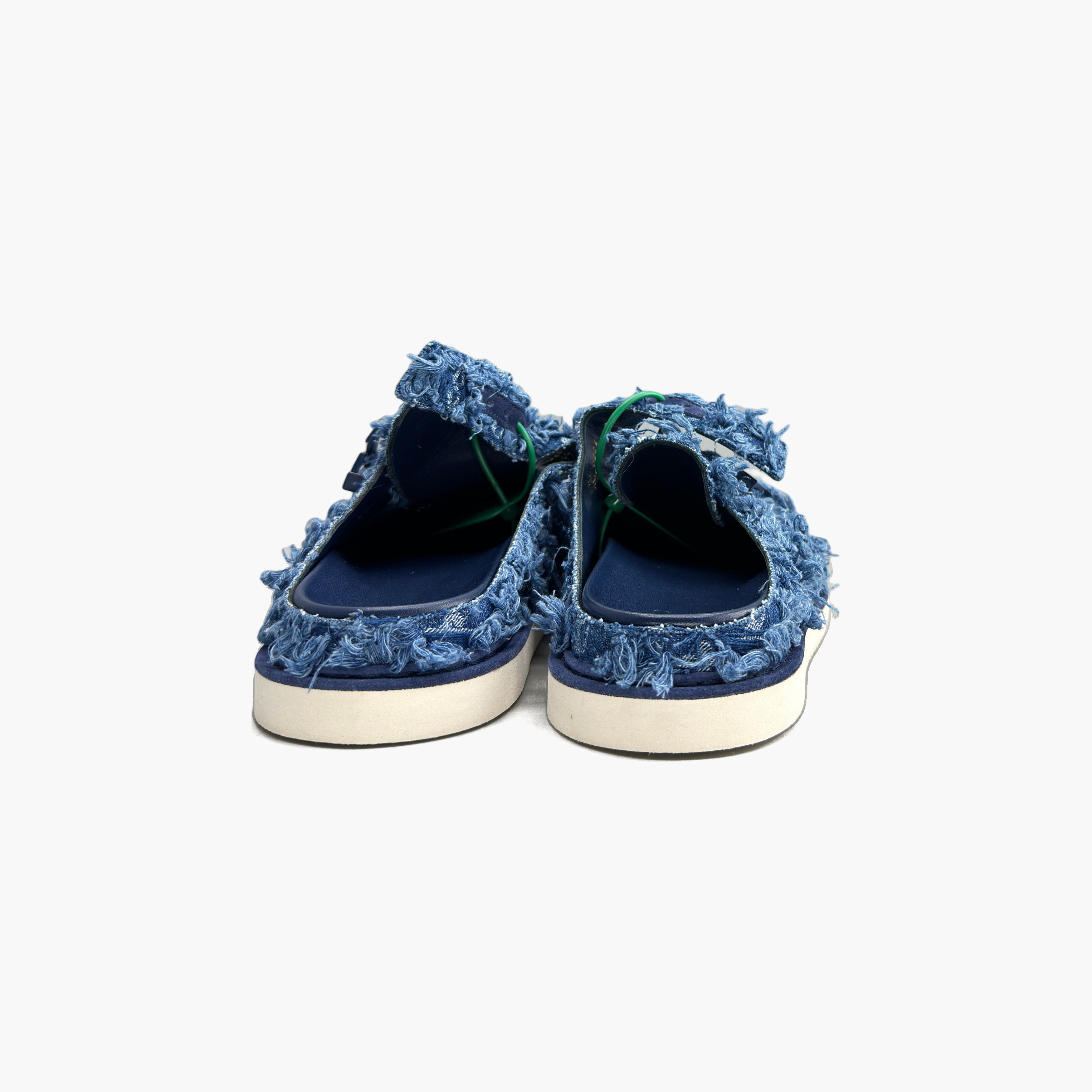 Louis Vuitton Louis Vuitton Frayed Denim Easy Mules Size 9 Size US 9 / EU 42 - 6 Thumbnail