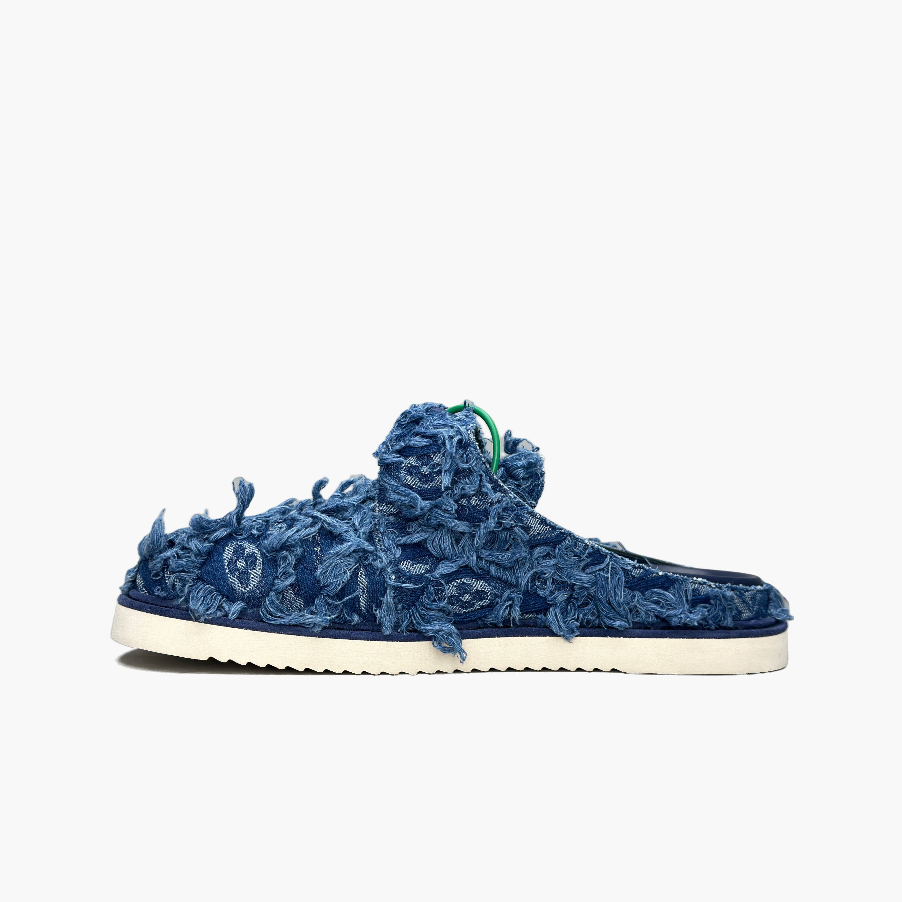 Louis Vuitton Louis Vuitton Frayed Denim Easy Mules Size 9 Size US 9 / EU 42 - 3 Thumbnail