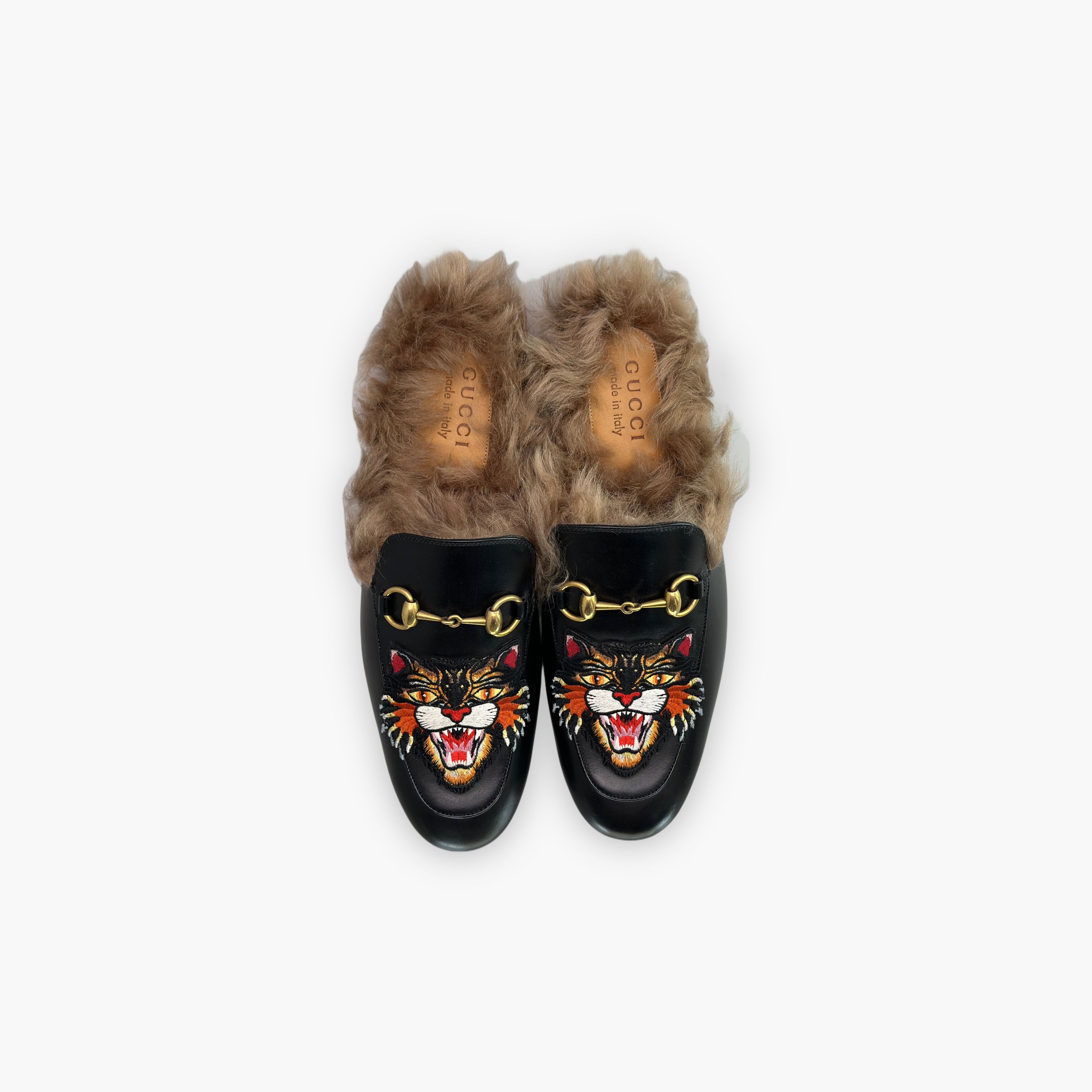 Gucci Gucci Tiger Fur Horsebit Mule Size 8.5 Size US 8.5 / EU 41-42 - 9 Thumbnail