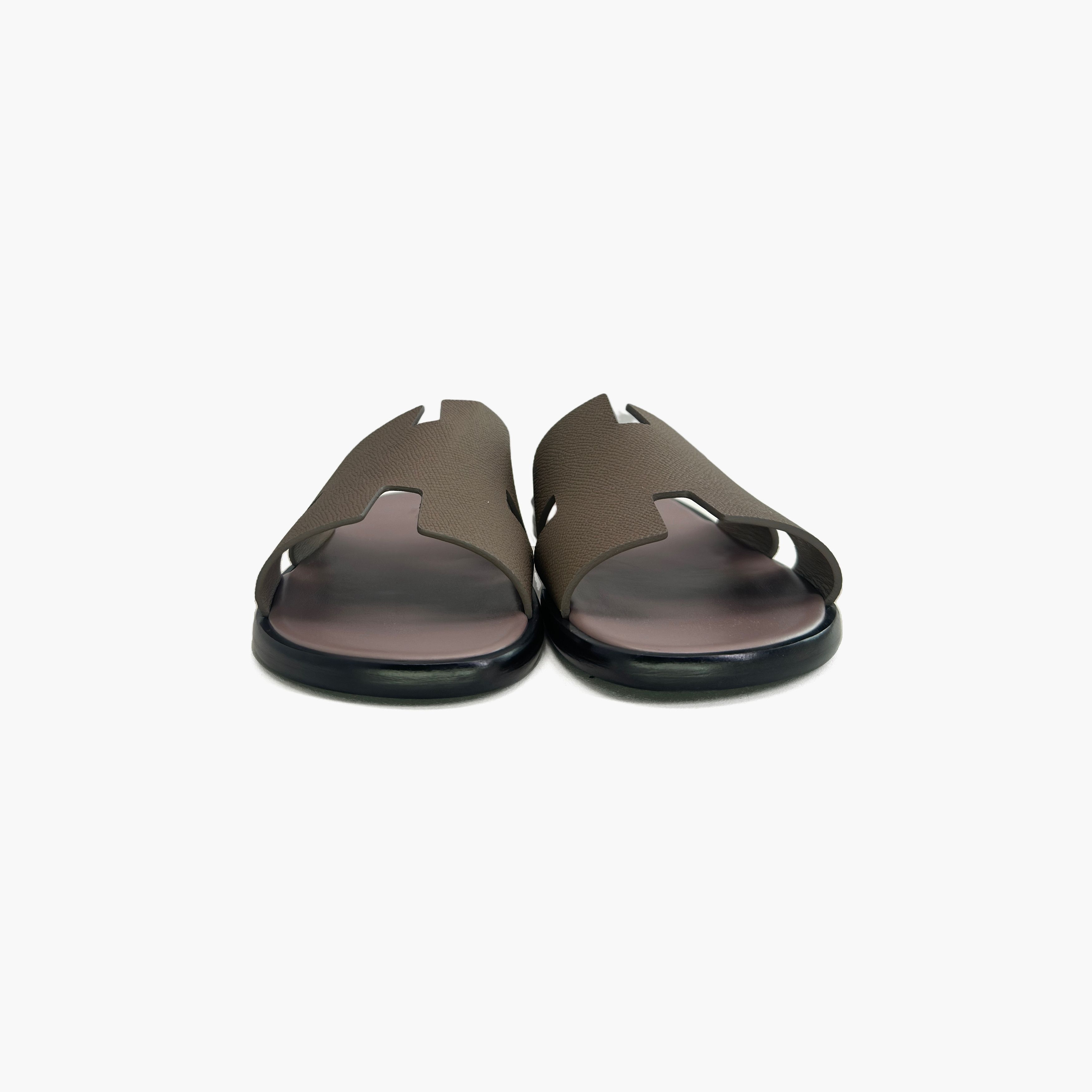 Hermes Hermès Izmir Leather Sandals Size 40 Size US 7 / EU 40 - 5 Thumbnail