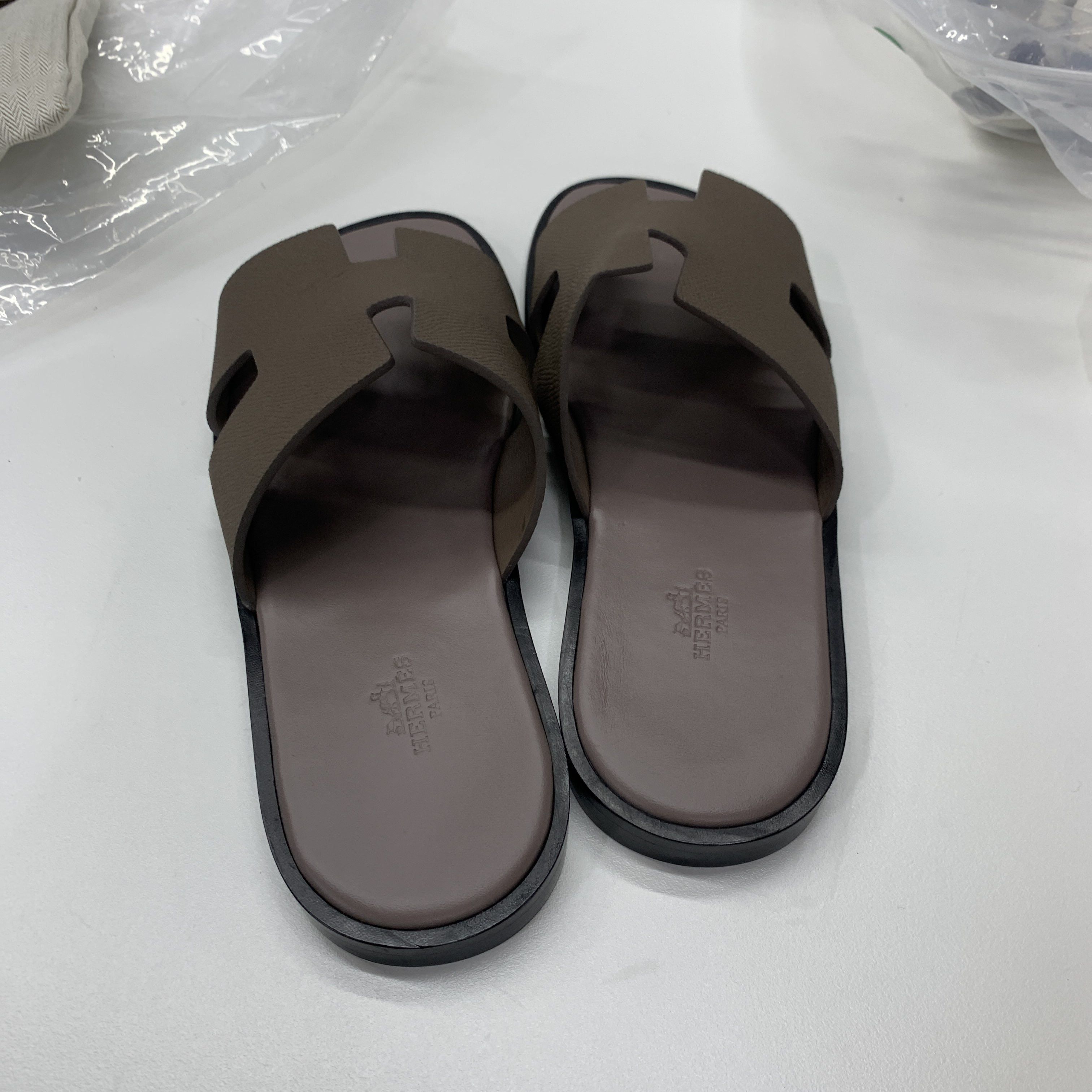 Hermes Hermès Izmir Leather Sandals Size 40 Size US 7 / EU 40 - 11 Thumbnail