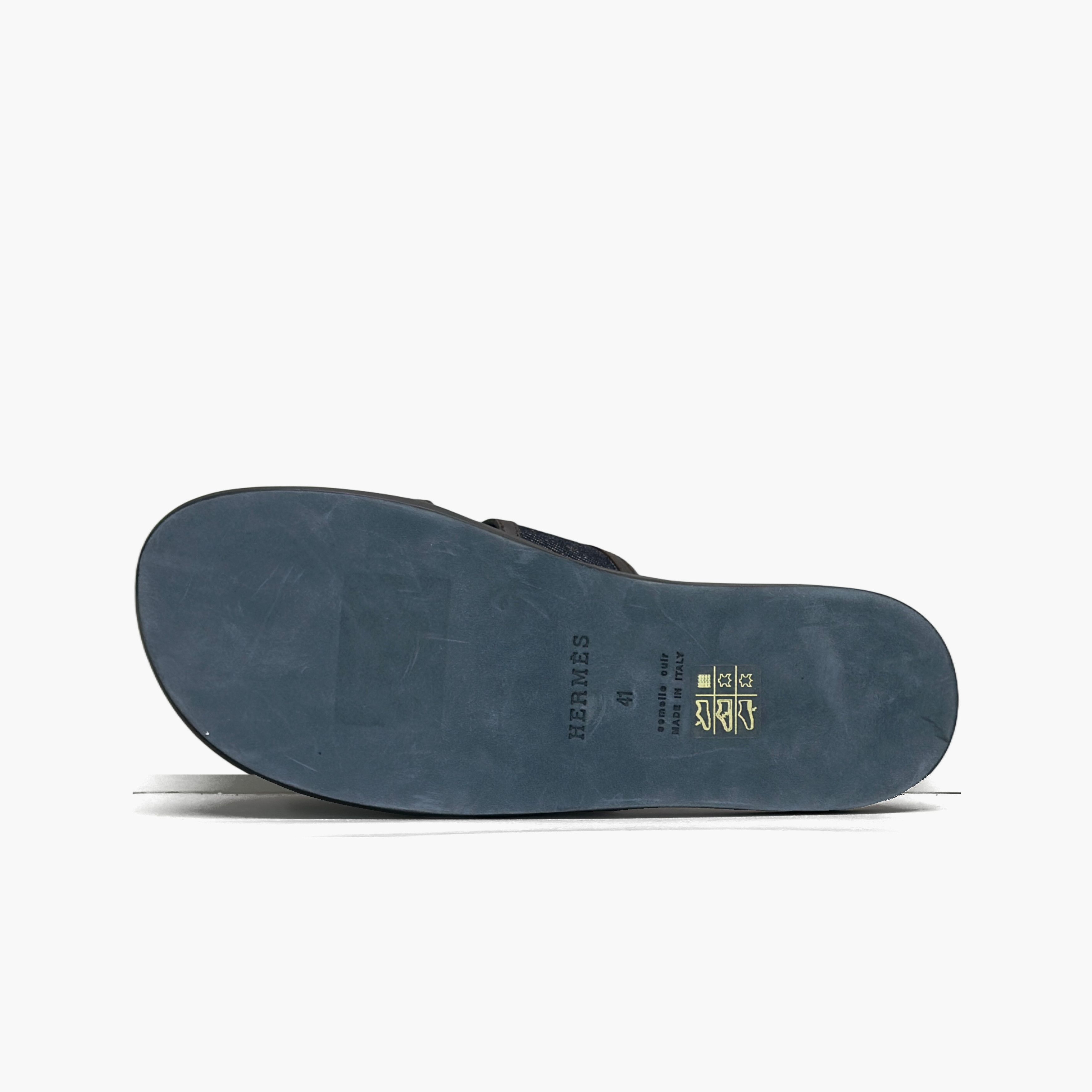 Hermes HERMES Izmir Denim Sandals Size 41 Size US 8 / EU 41 - 8 Thumbnail