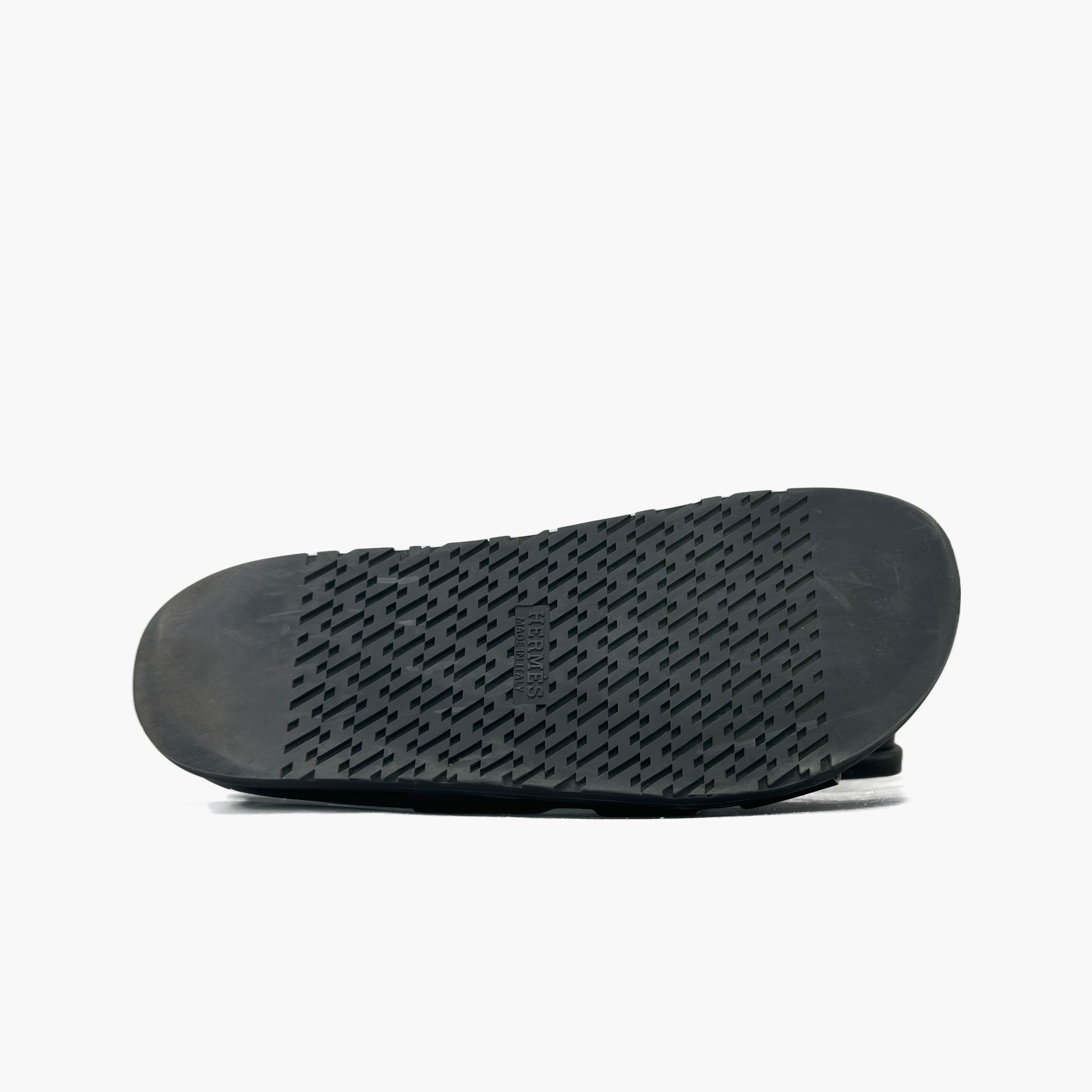 Hermes Hermès Chypre Leather Sandals Black Size 41.5 Size US 8.5 / EU 41-42 - 7 Thumbnail