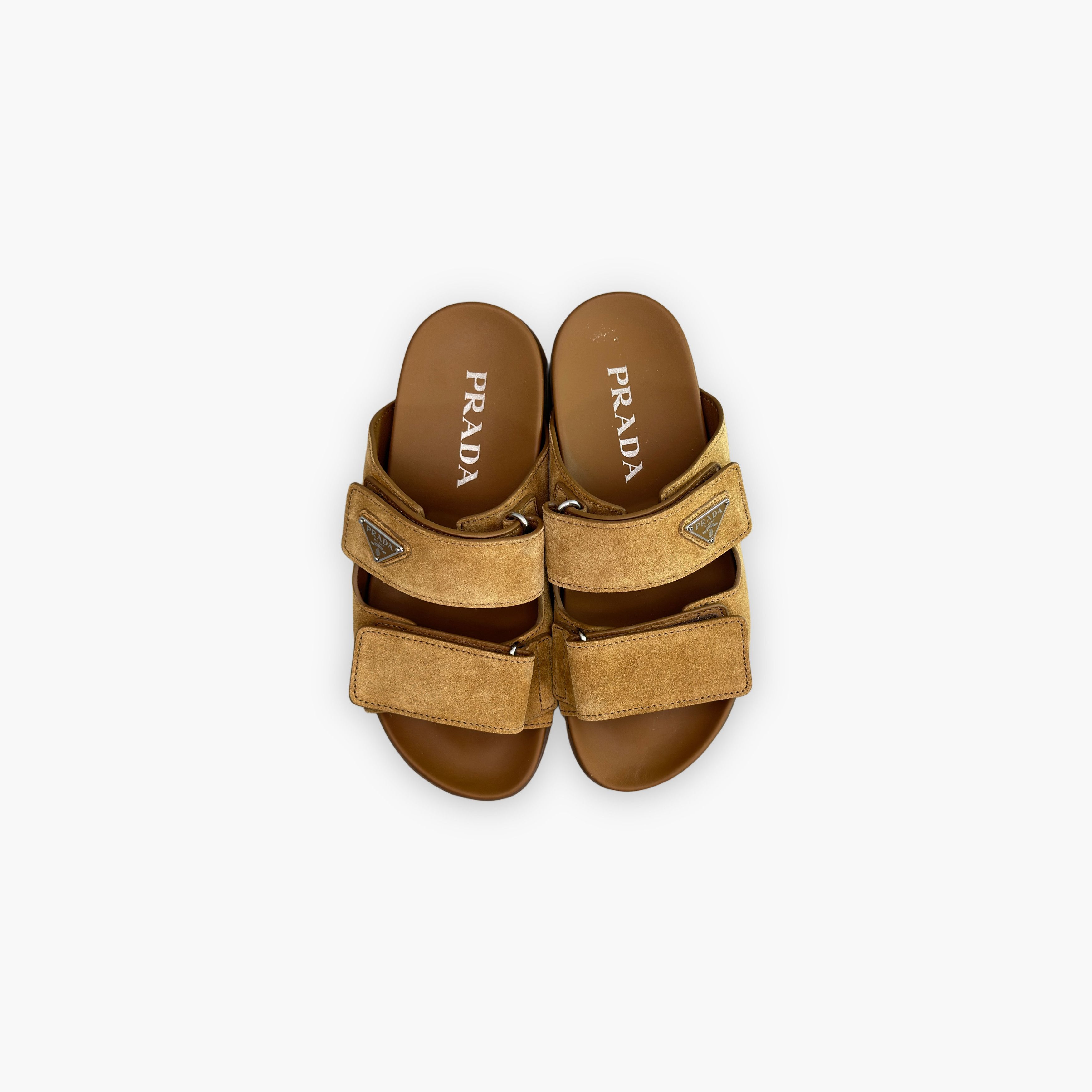 Prada Prada Suede Velcro Sandals Size 6.5 Size US 6.5 / EU 39-40 - 9 Thumbnail