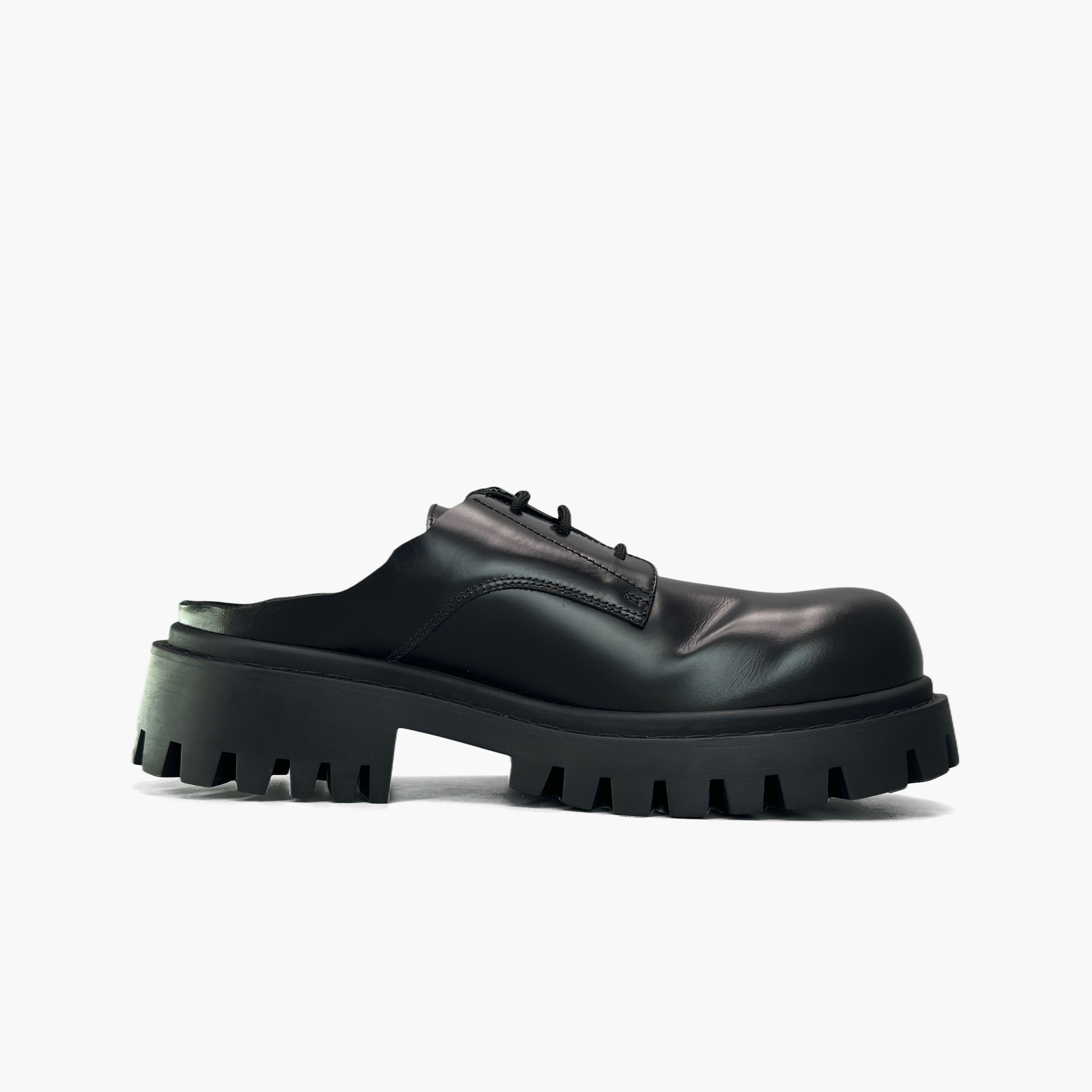 Balenciaga Balenciaga Sergent Leather Mules Size 8 Size US 8 / EU 41 - 2 Thumbnail