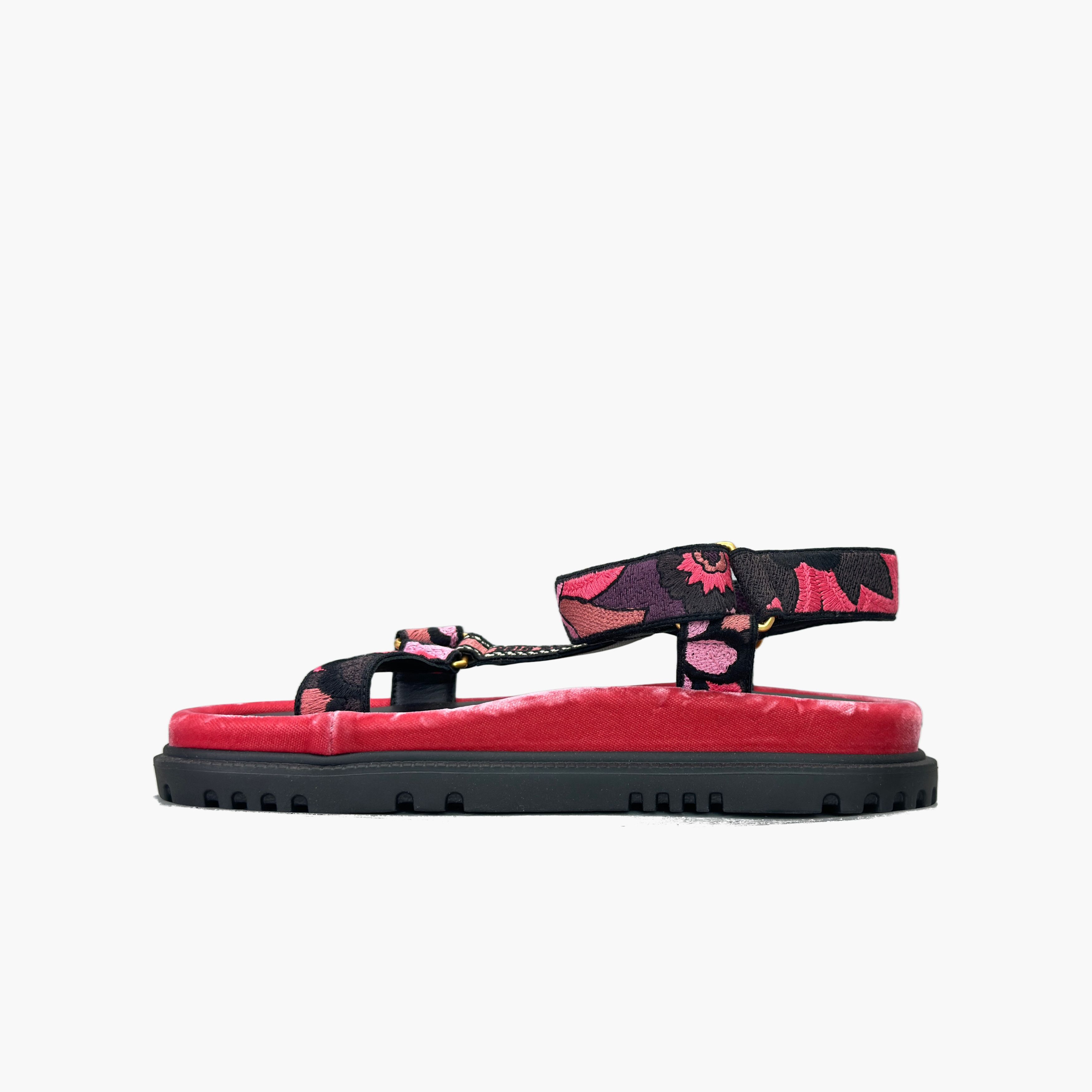 Dior Dior D-Wave Embroidered Sandals Size 38 Size US 7 / IT 37 - 3 Thumbnail