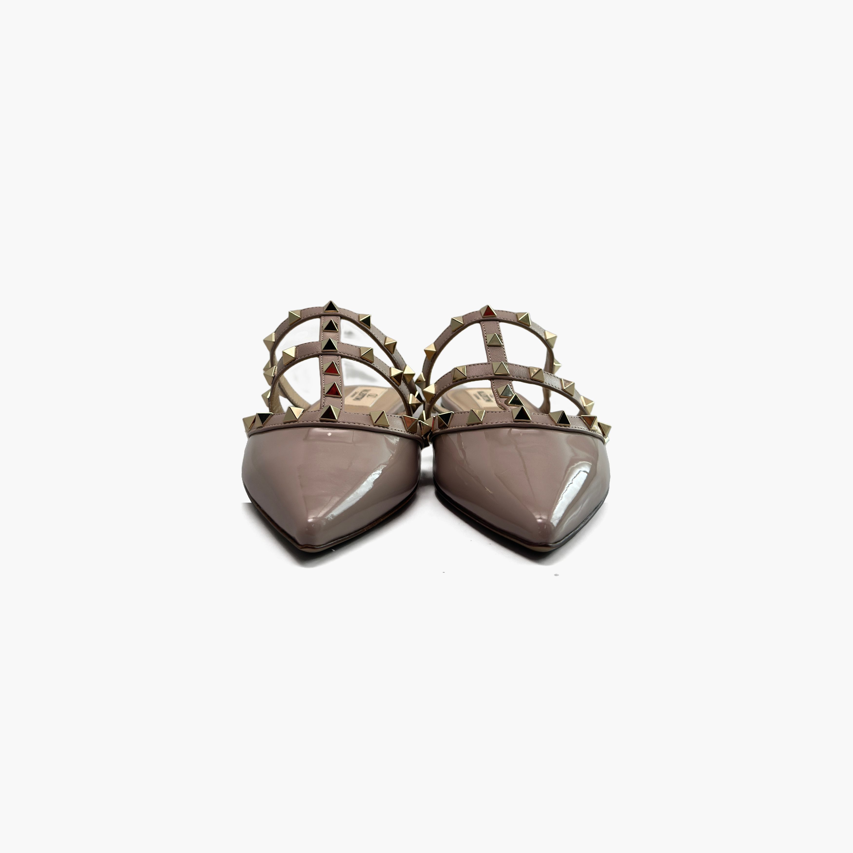 Valentino Valentino Rockstud Patent Leather Mules Size 37 Size US 7 / IT 37 - 5 Thumbnail