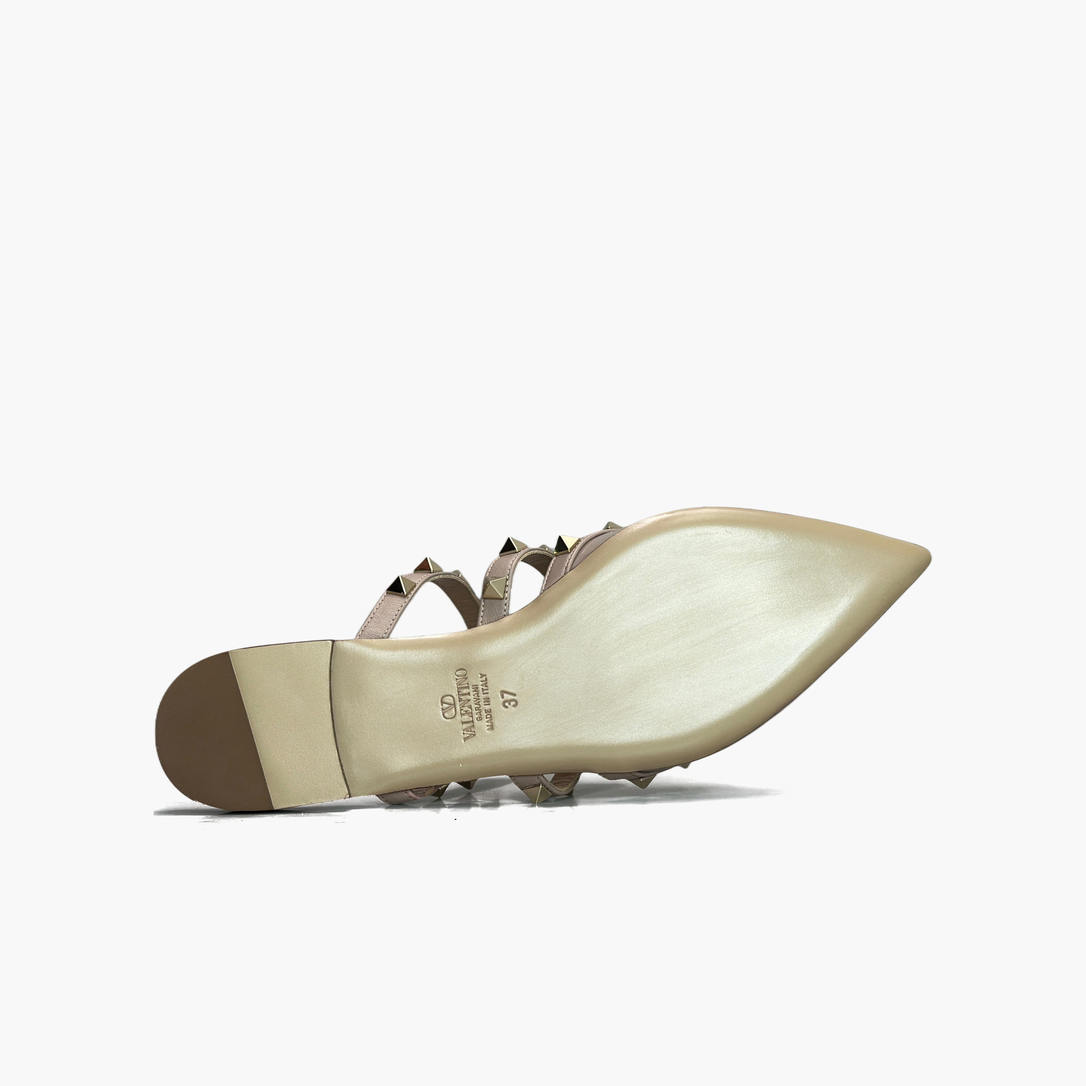Valentino Valentino Rockstud Patent Leather Mules Size 37 Size US 7 / IT 37 - 7 Thumbnail