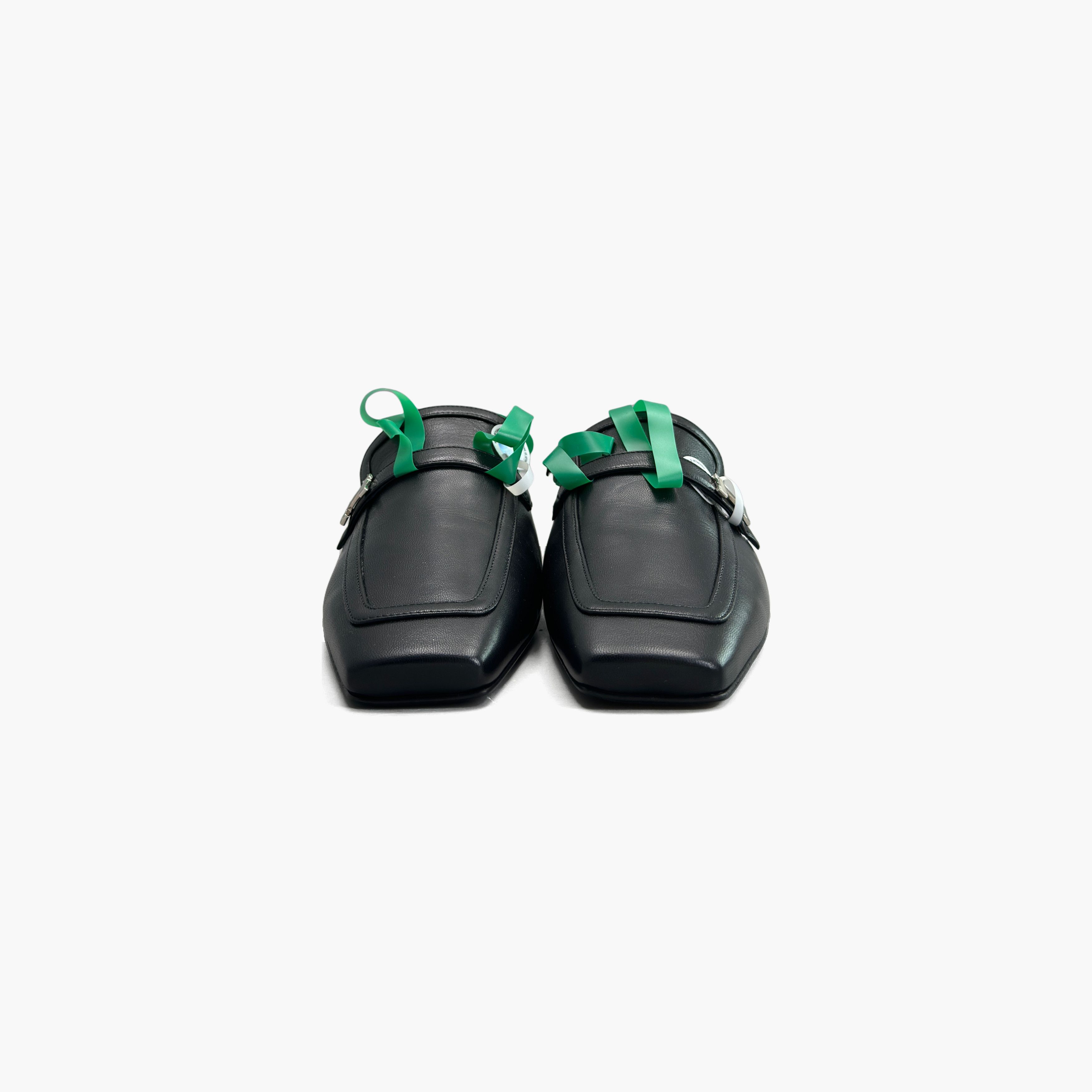 Hermes Hermès Groupie Black Leather Mules Size 38 Size US 8 / IT 38 - 5 Thumbnail