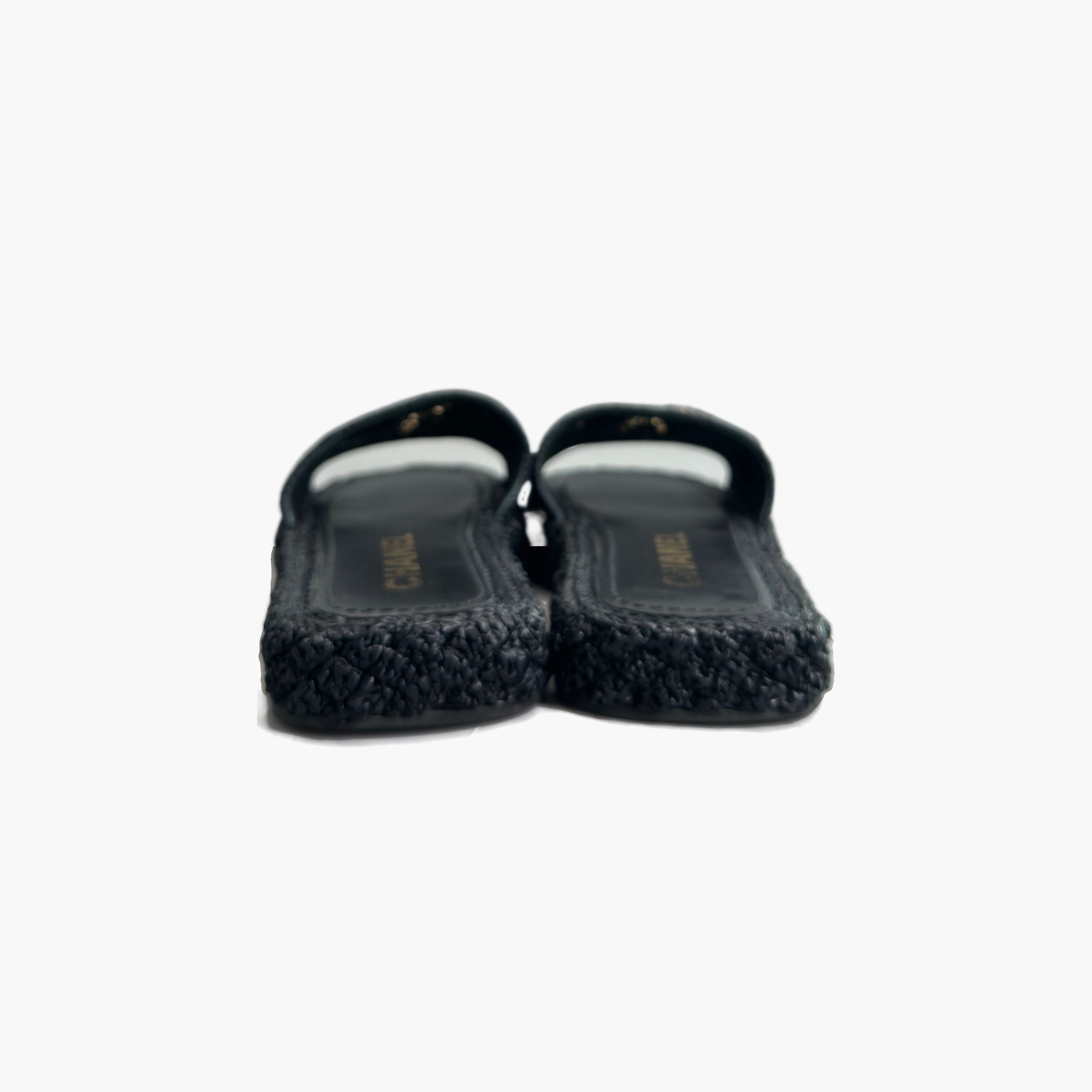 Chanel Chanel Woven CC Logo Sandals Size 37 Size US 7 / IT 37 - 6 Thumbnail