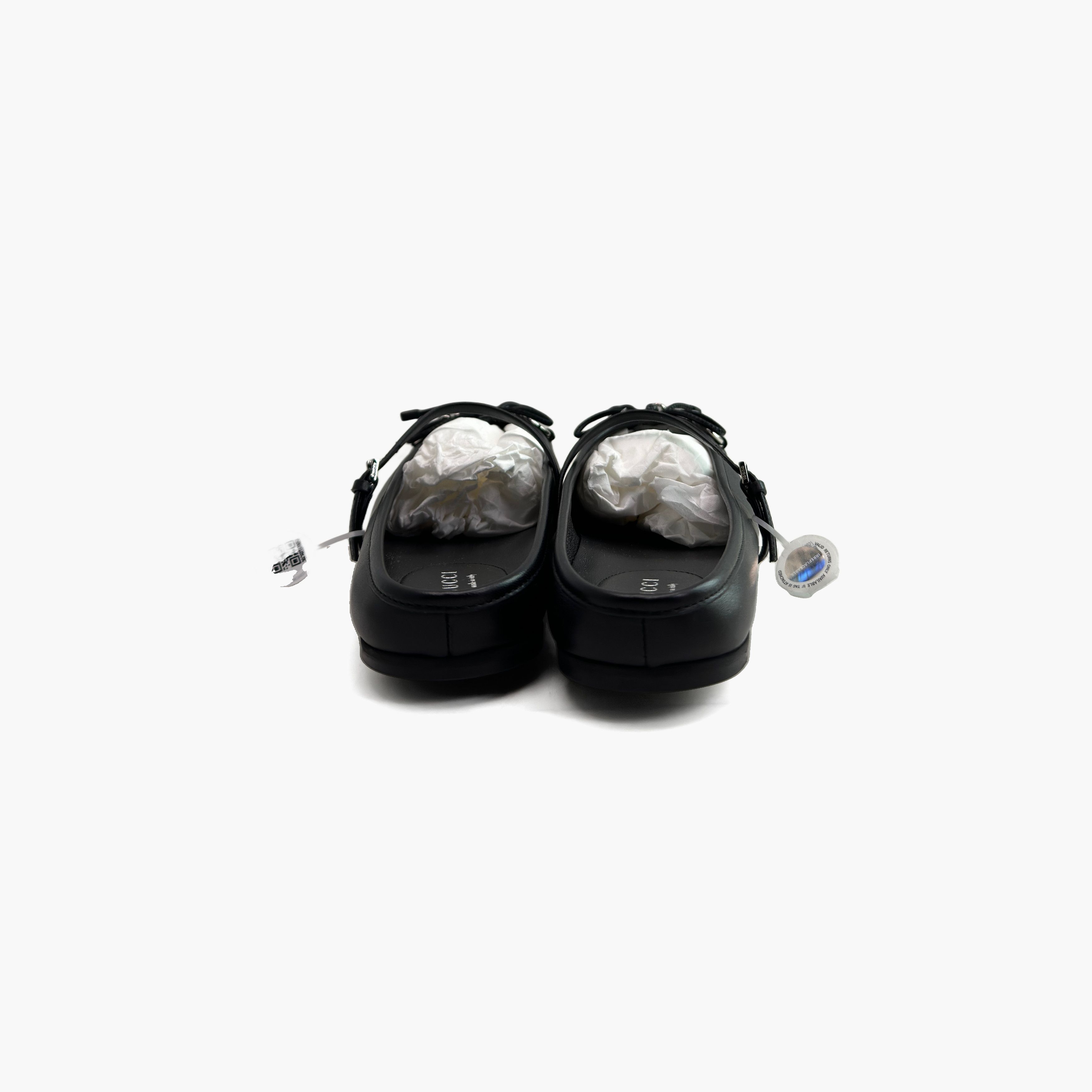 Gucci Gucci Black Leather Horsebit Flats Size 38 Size US 8 / IT 38 - 6 Thumbnail
