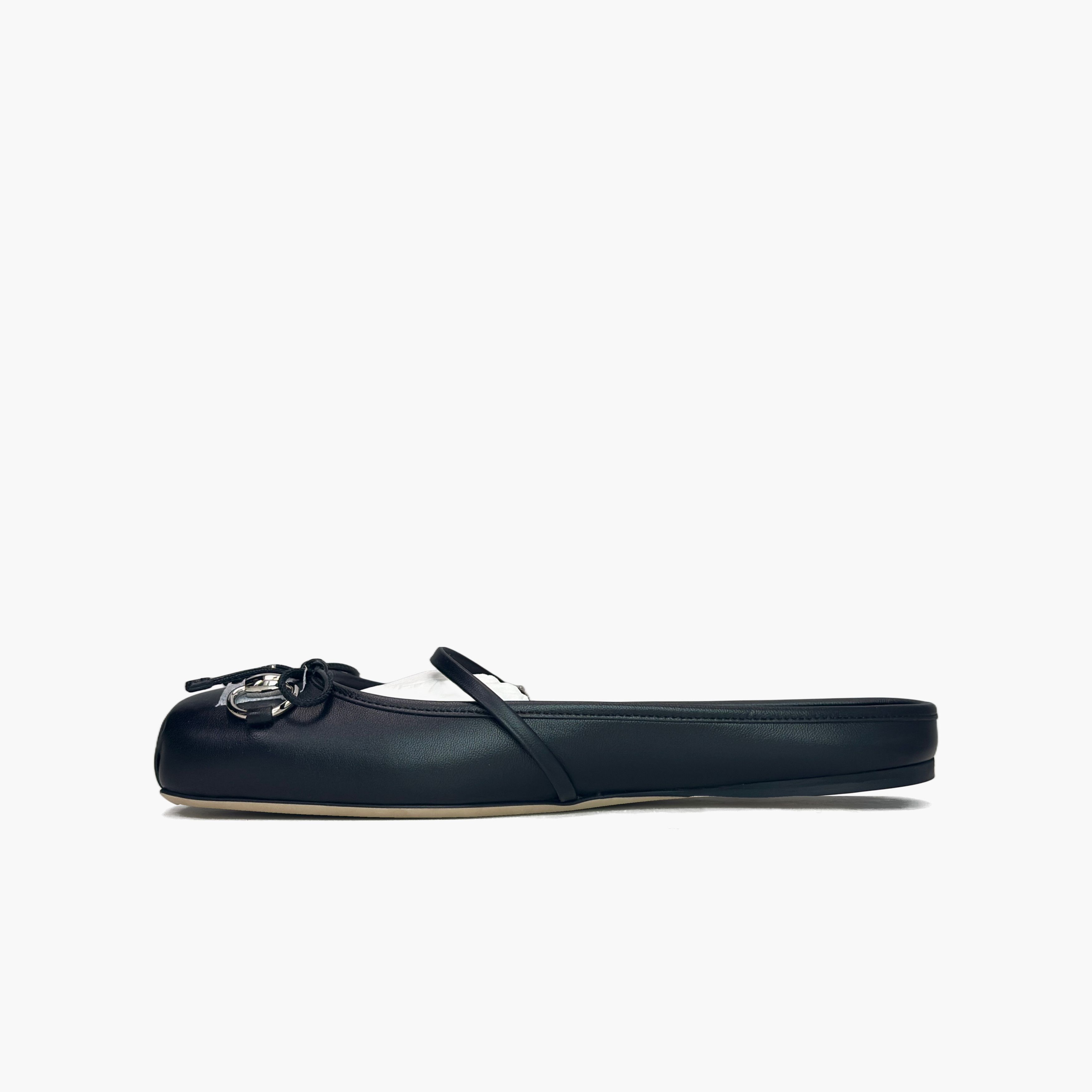 Gucci Gucci Black Leather Horsebit Flats Size 38 Size US 8 / IT 38 - 3 Thumbnail