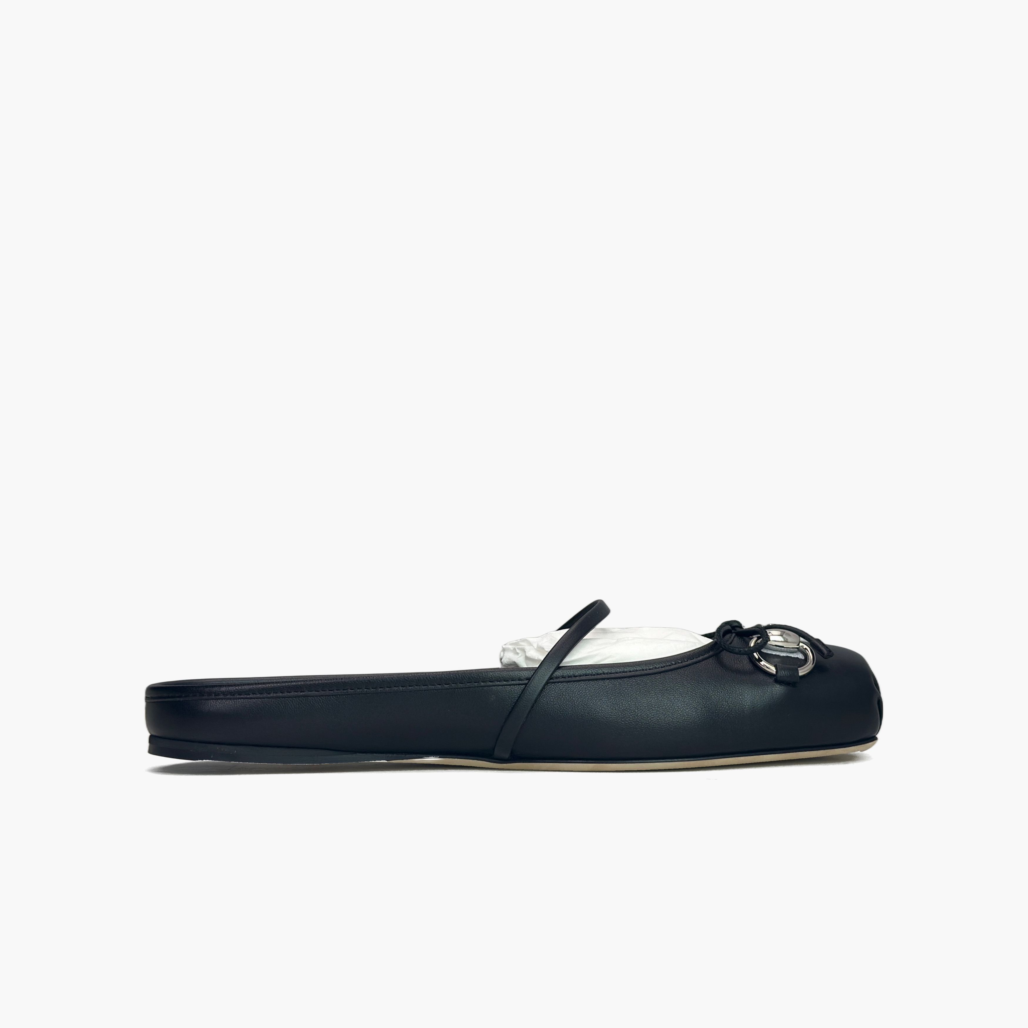 Gucci Gucci Black Leather Horsebit Flats Size 38 Size US 8 / IT 38 - 2 Thumbnail