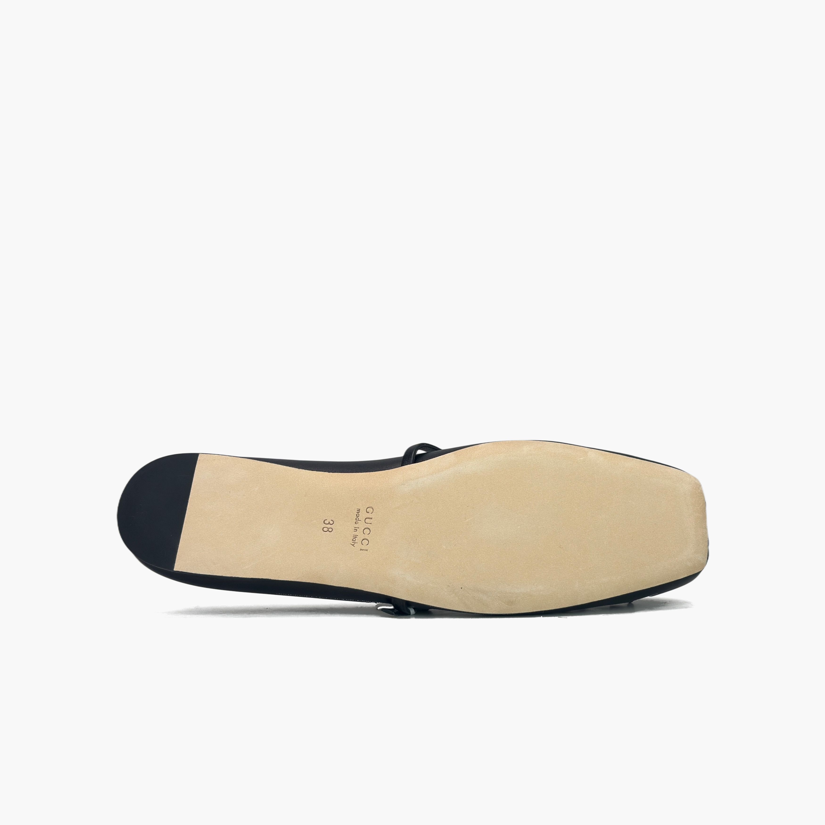 Gucci Gucci Black Leather Horsebit Flats Size 38 Size US 8 / IT 38 - 7 Thumbnail