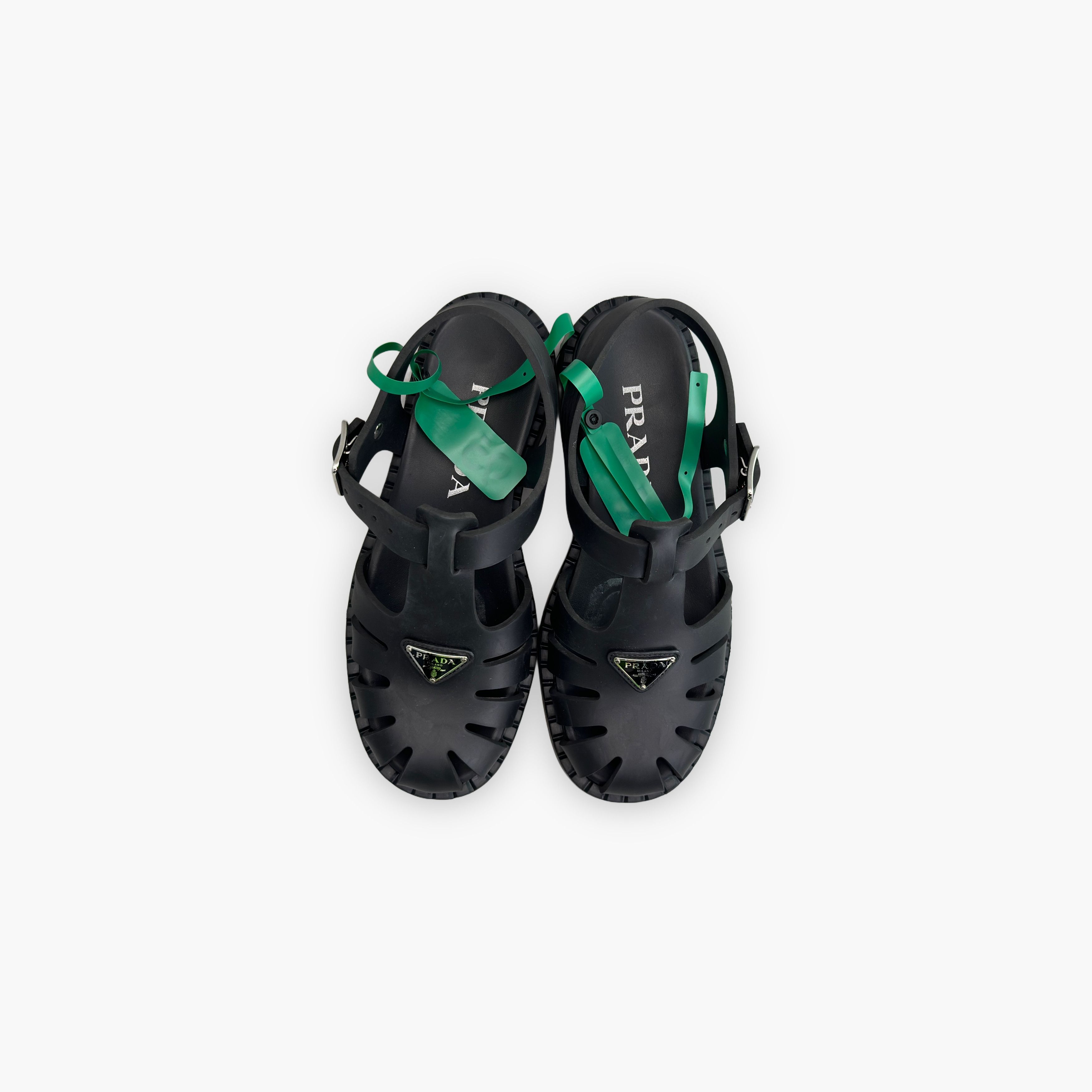 Prada Prada Logo Plaque Fisherman Sandals Size 37 Size US 7 / IT 37 - 9 Thumbnail