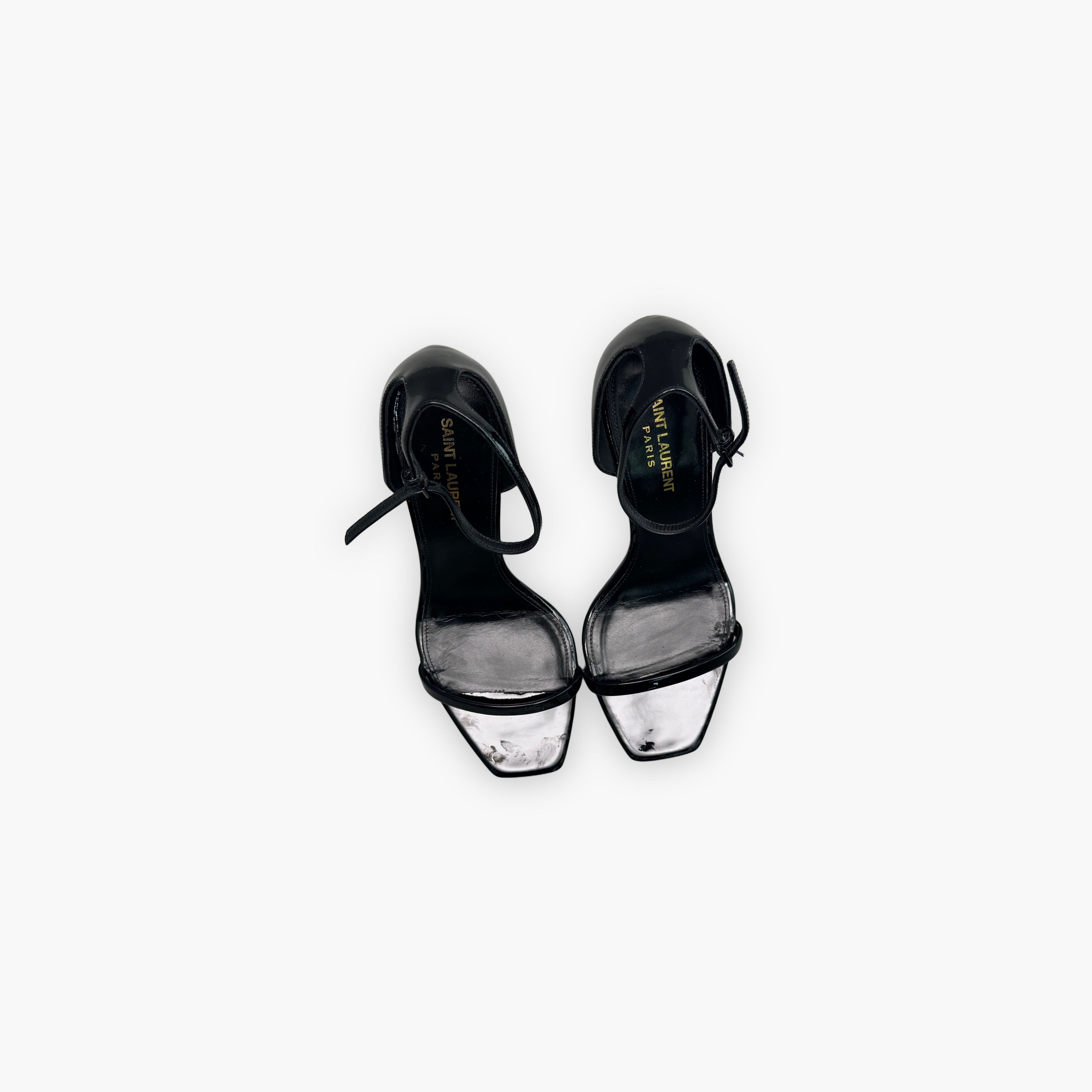 Saint Laurent Paris Saint Laurent Opyum Logo Heels Size 38 Size US 8 / IT 38 - 9 Thumbnail