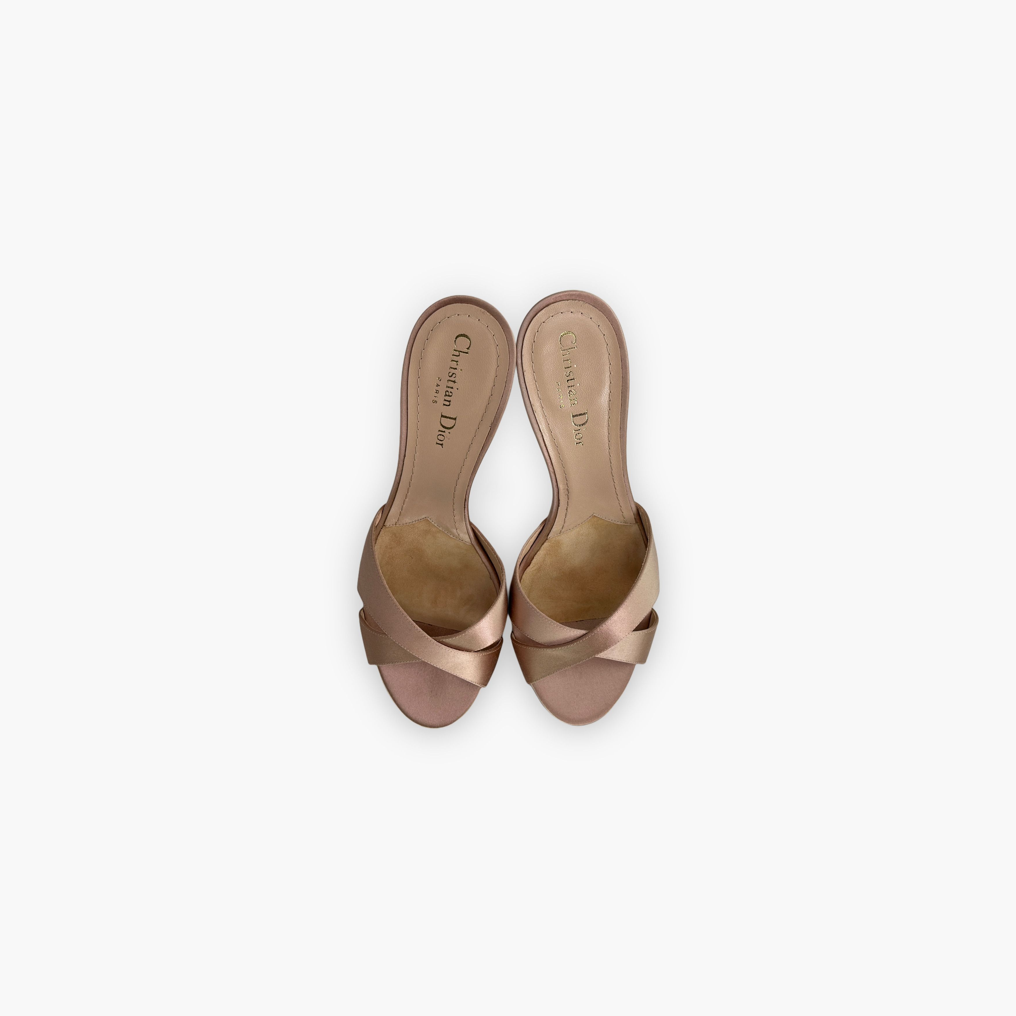 Dior Dior Tribales Pearl Satin Mules Size 40 Size US 10 / IT 40 - 9 Thumbnail