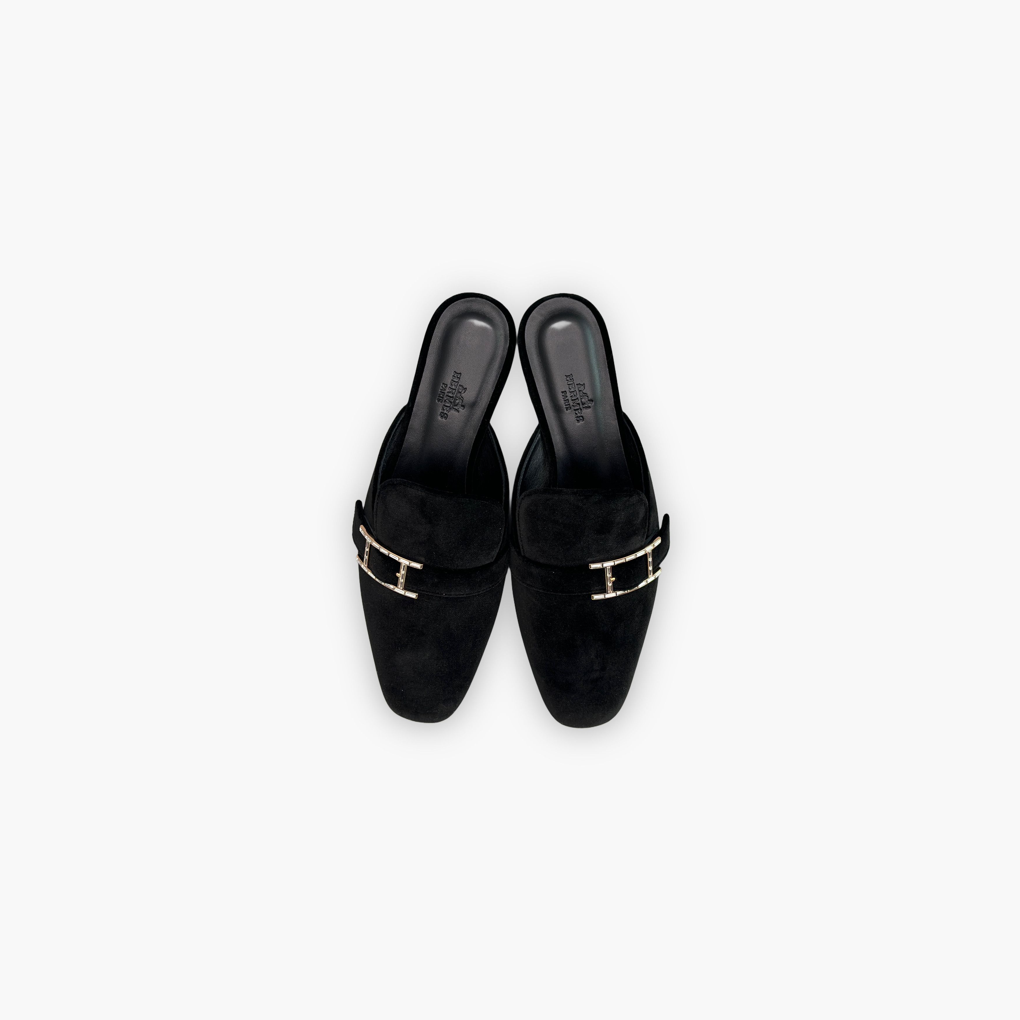 Hermes Hermès Beauty Suede Mules Size 38 Size US 8 / IT 38 - 9 Thumbnail