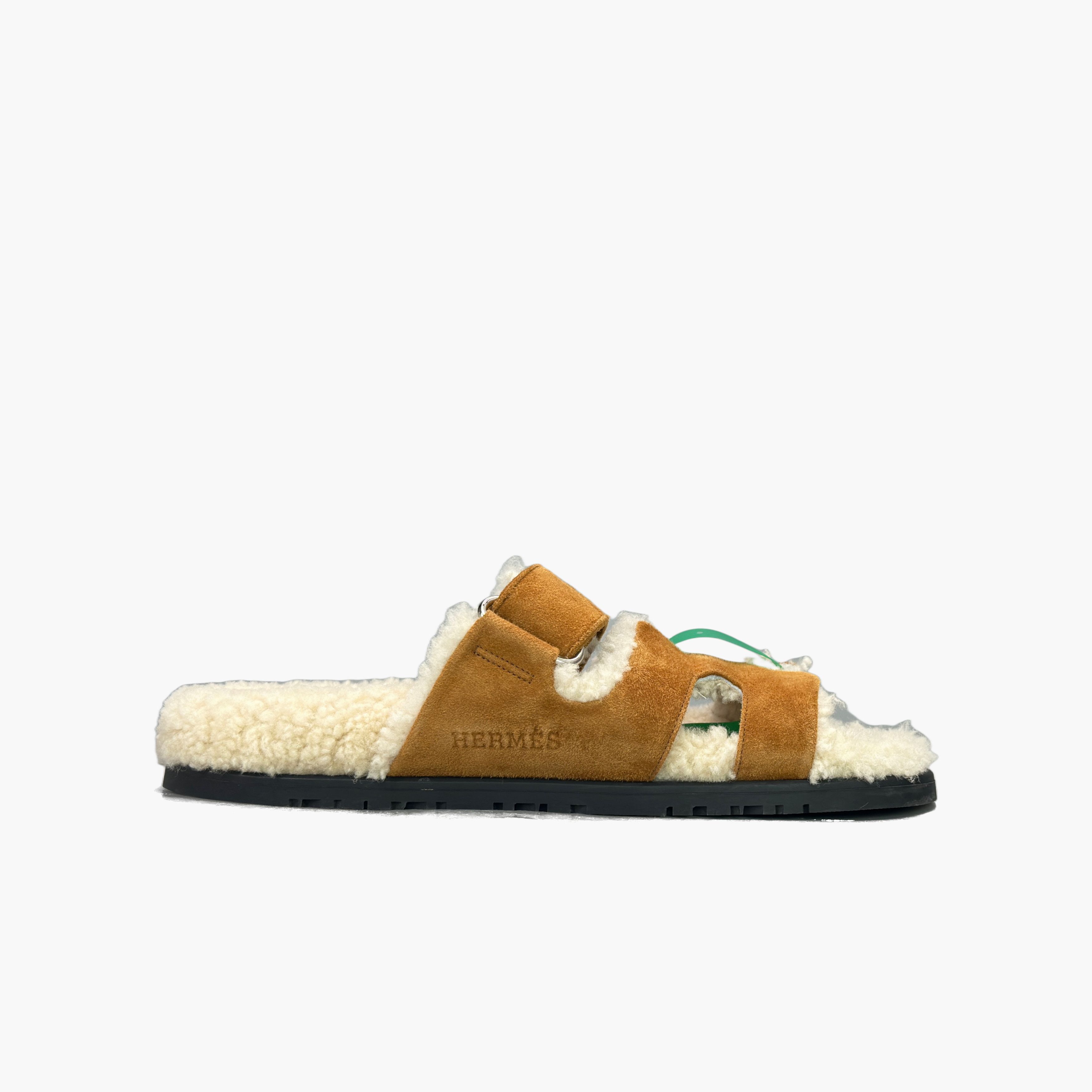 Hermes Hermes Chypre Shearling Sandals Size 36 Size US 5 / IT 35 - 2 Thumbnail