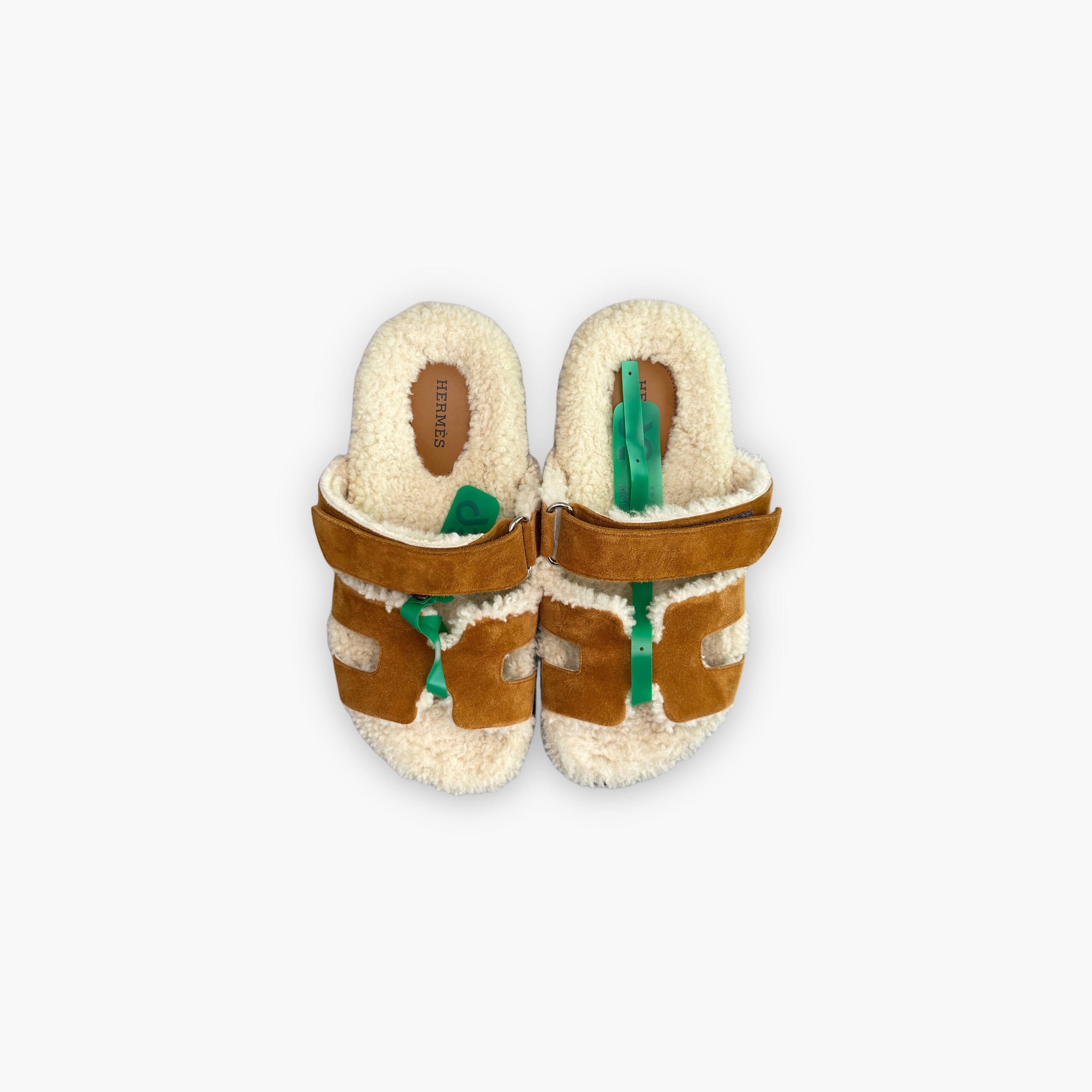 Hermes Hermes Chypre Shearling Sandals Size 36 Size US 5 / IT 35 - 9 Thumbnail