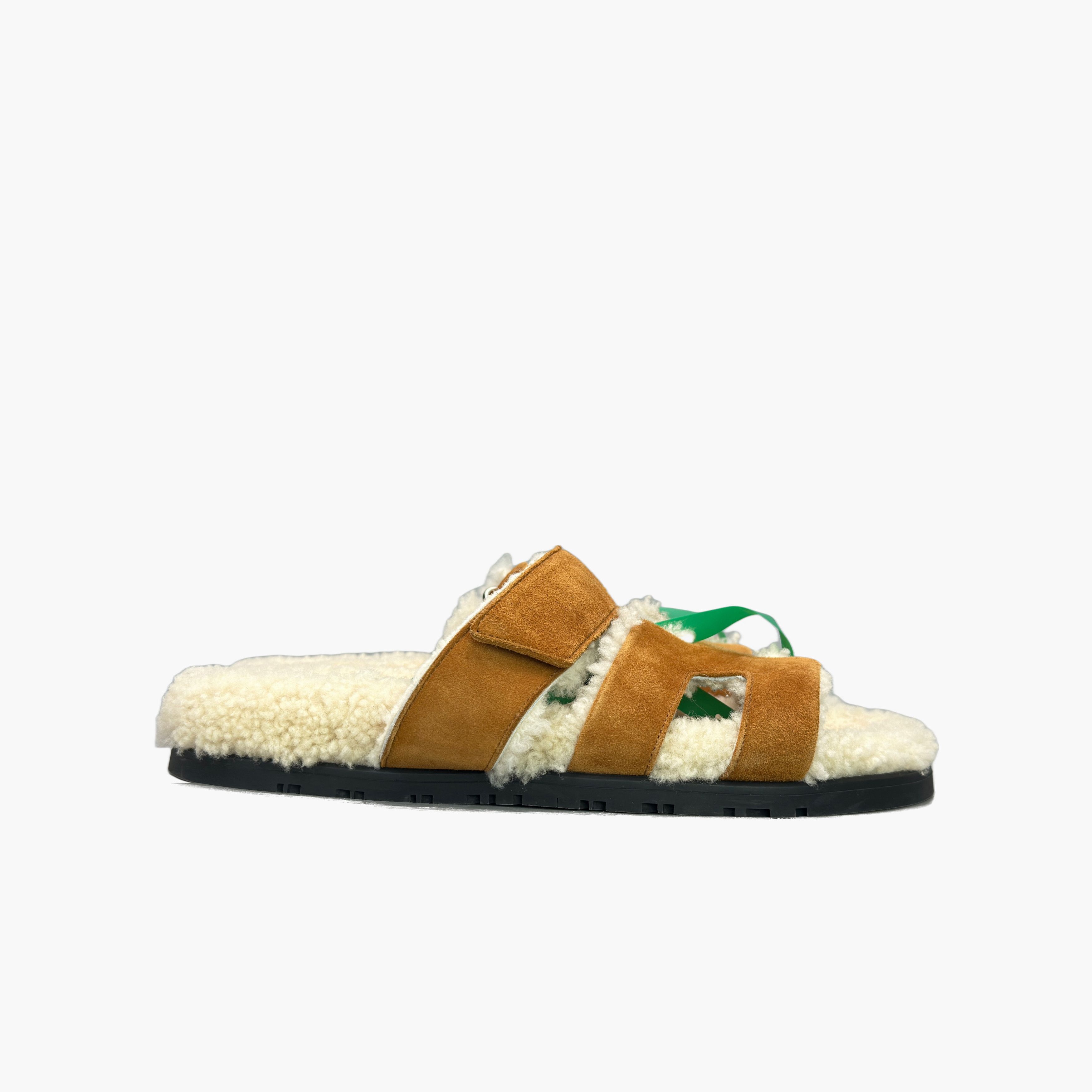 Hermes Hermes Chypre Shearling Sandals Size 36 Size US 5 / IT 35 - 4 Thumbnail
