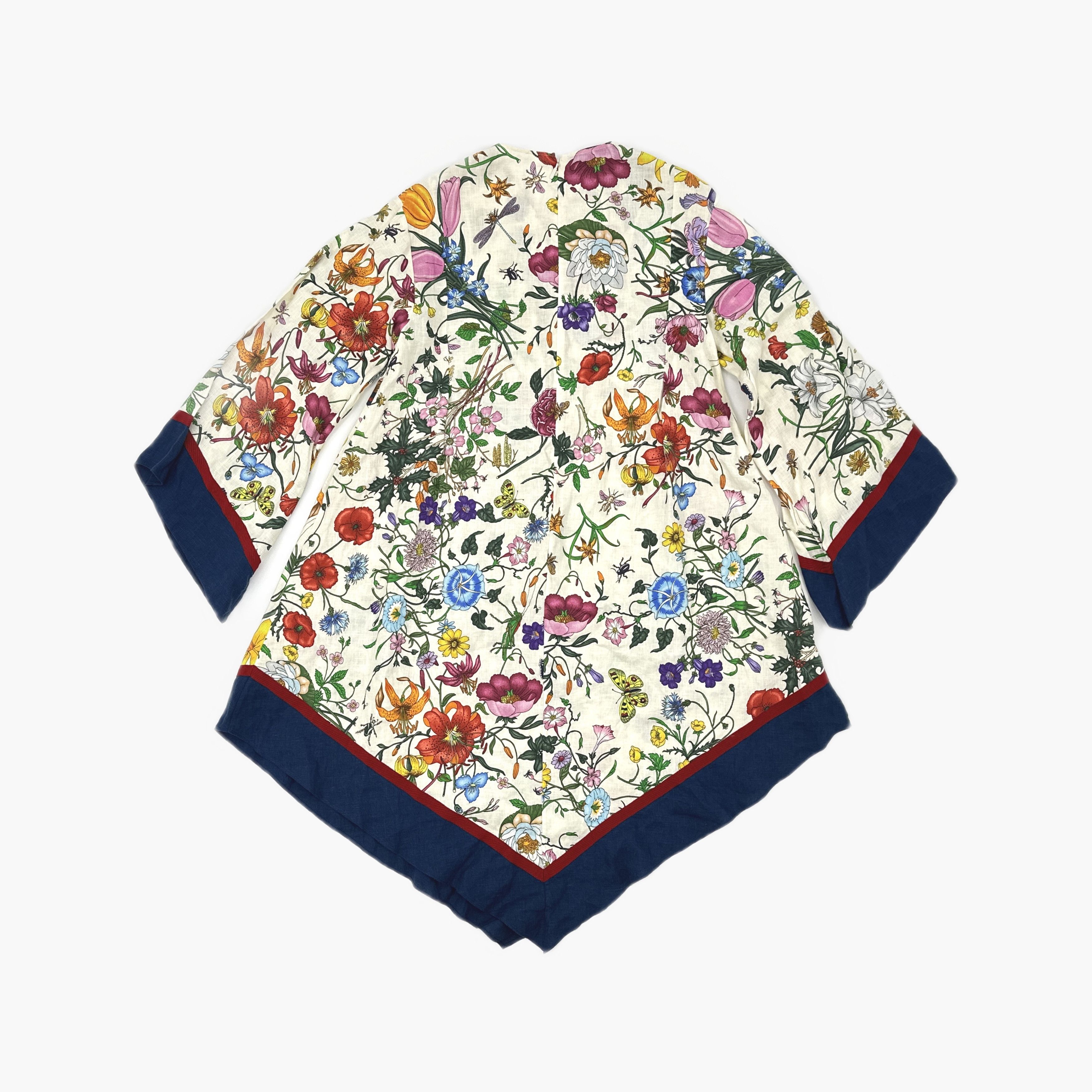 Gucci Gucci Floral Print Mini Dress Size 40 Size S / US 4 / IT 40 - 2 Thumbnail