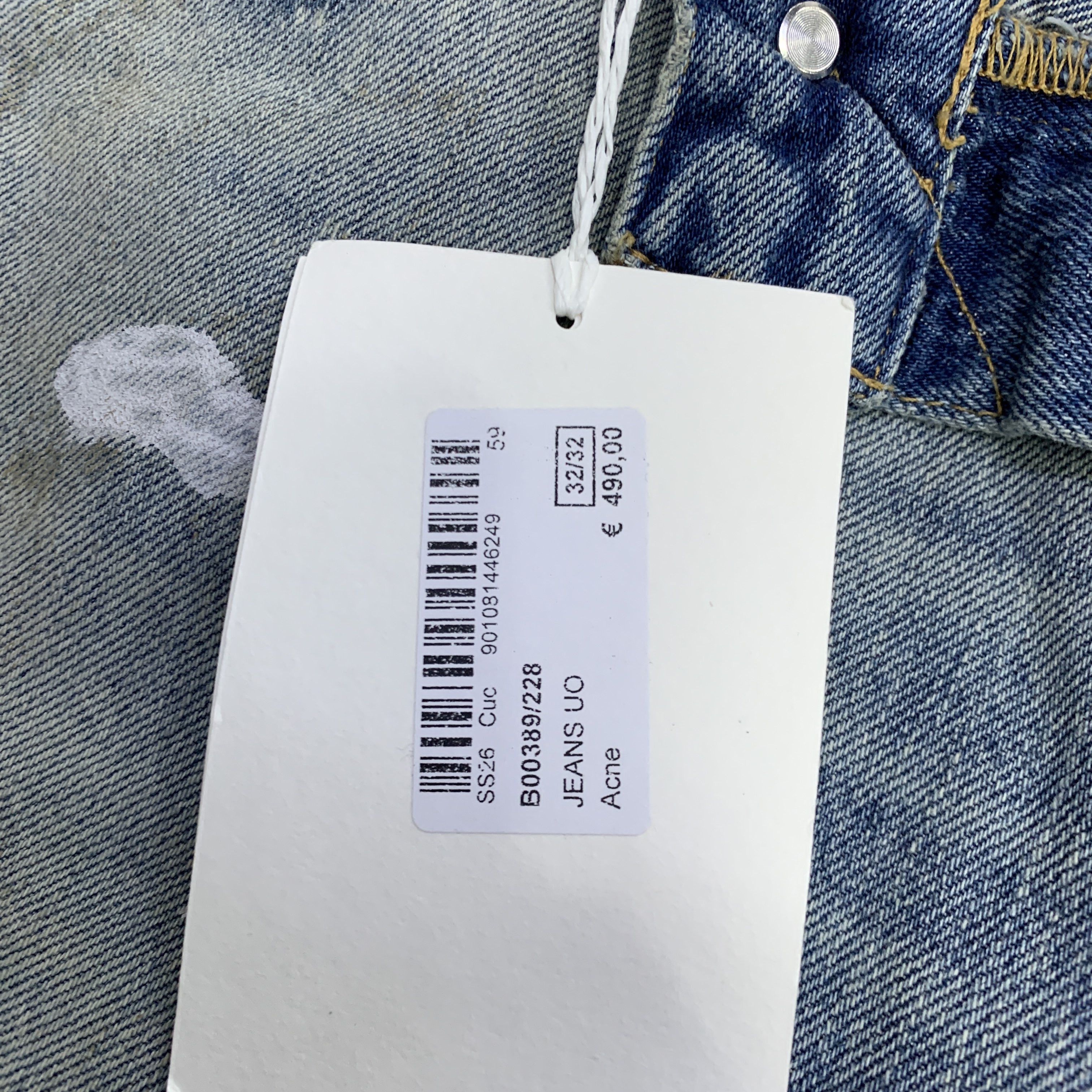 Acne Studios Acne Studios Paint Splatter 2021M Jeans 32/32 Size US 32 / EU 48 - 2 Thumbnail