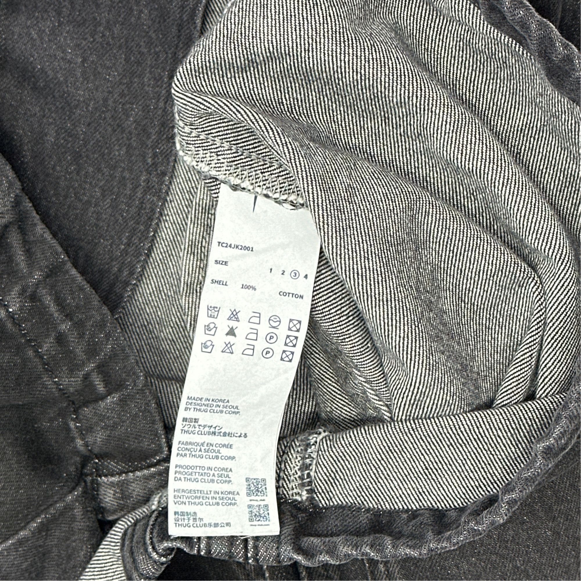 Thug Club Thug Club Denim Hood Jacket Black Size 3 Size US L / EU 52-54 / 3 - 2 Thumbnail