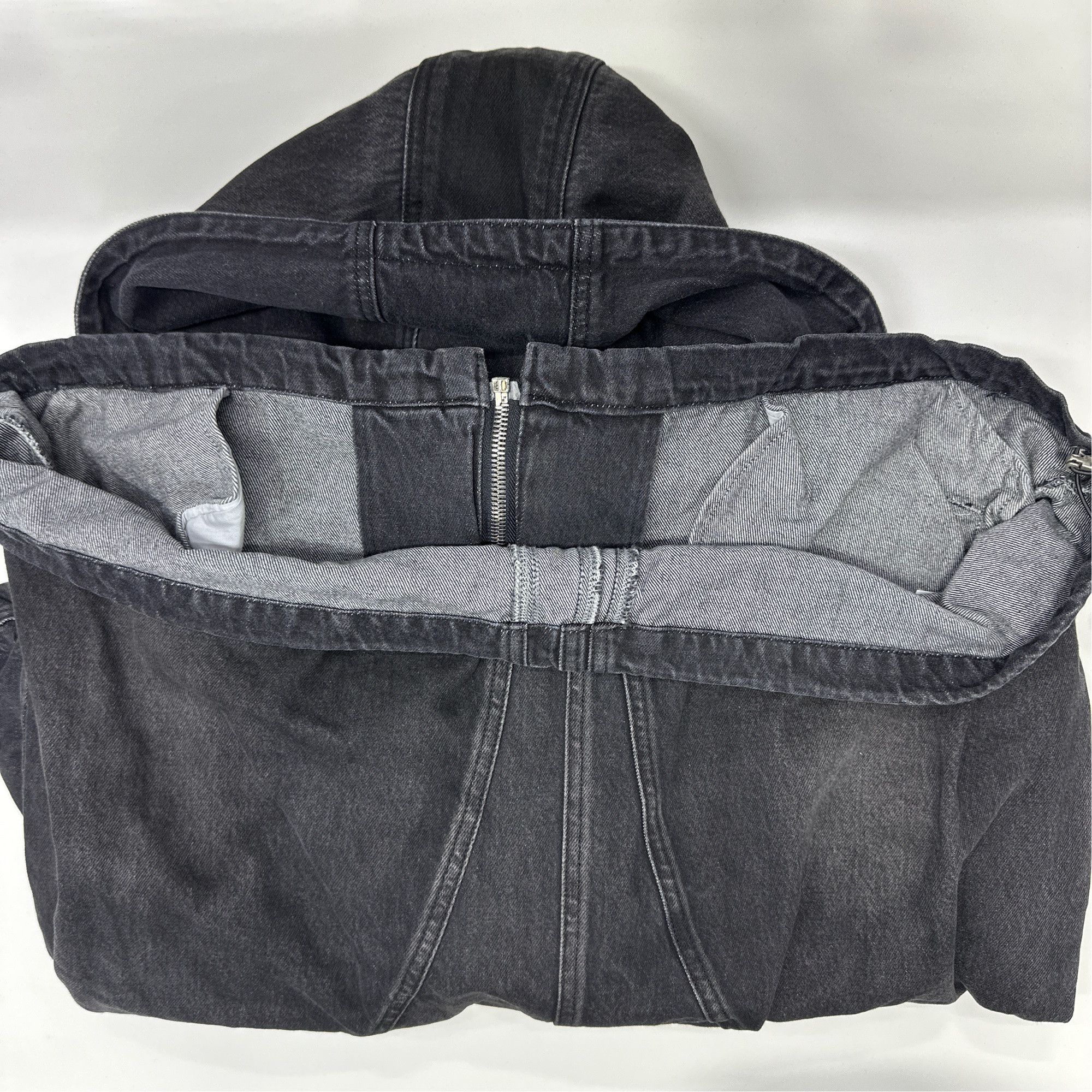 Thug Club Thug Club Denim Hood Jacket Black Size 3 Size US L / EU 52-54 / 3 - 6 Thumbnail