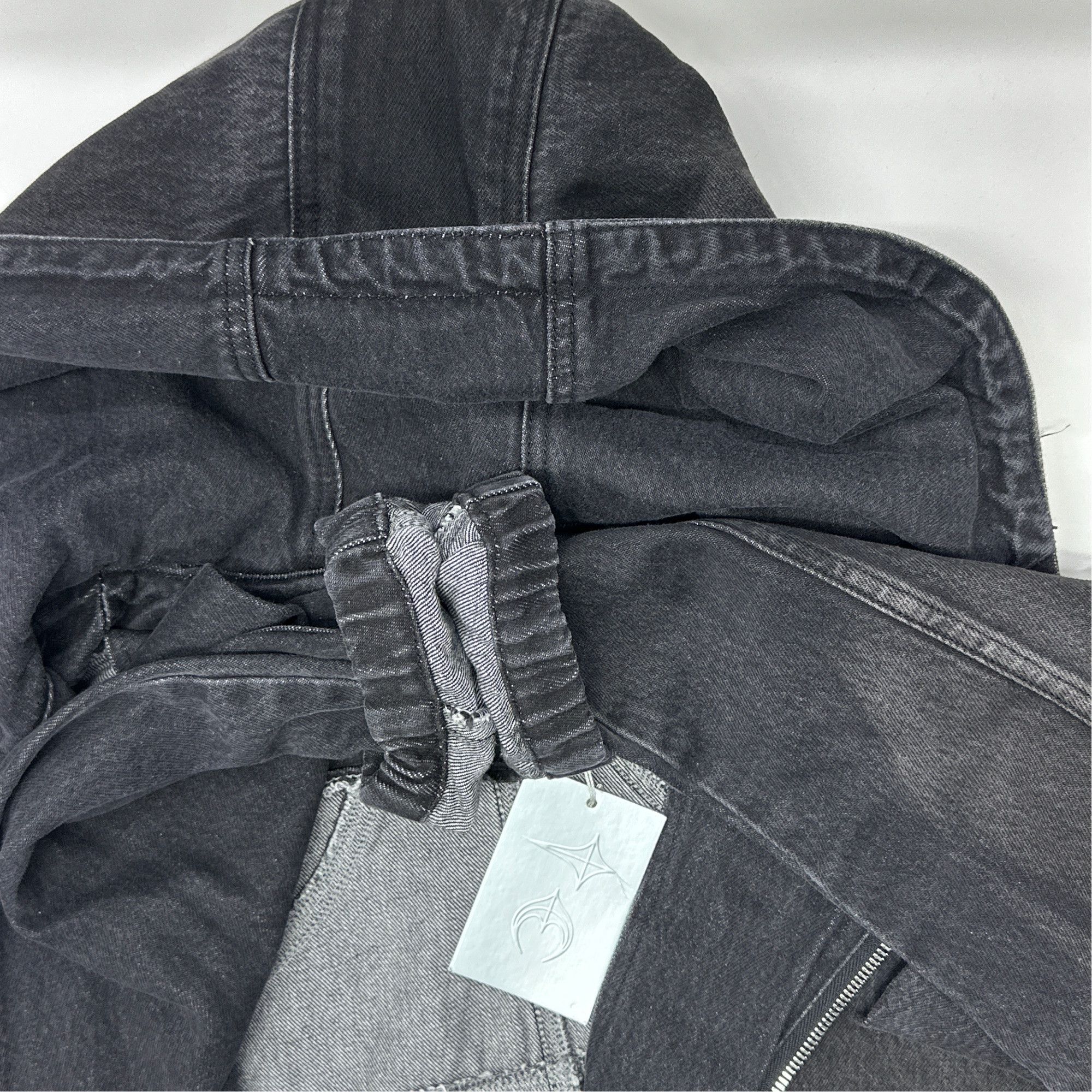 Thug Club Thug Club Denim Hood Jacket Black Size 3 Size US L / EU 52-54 / 3 - 5 Thumbnail