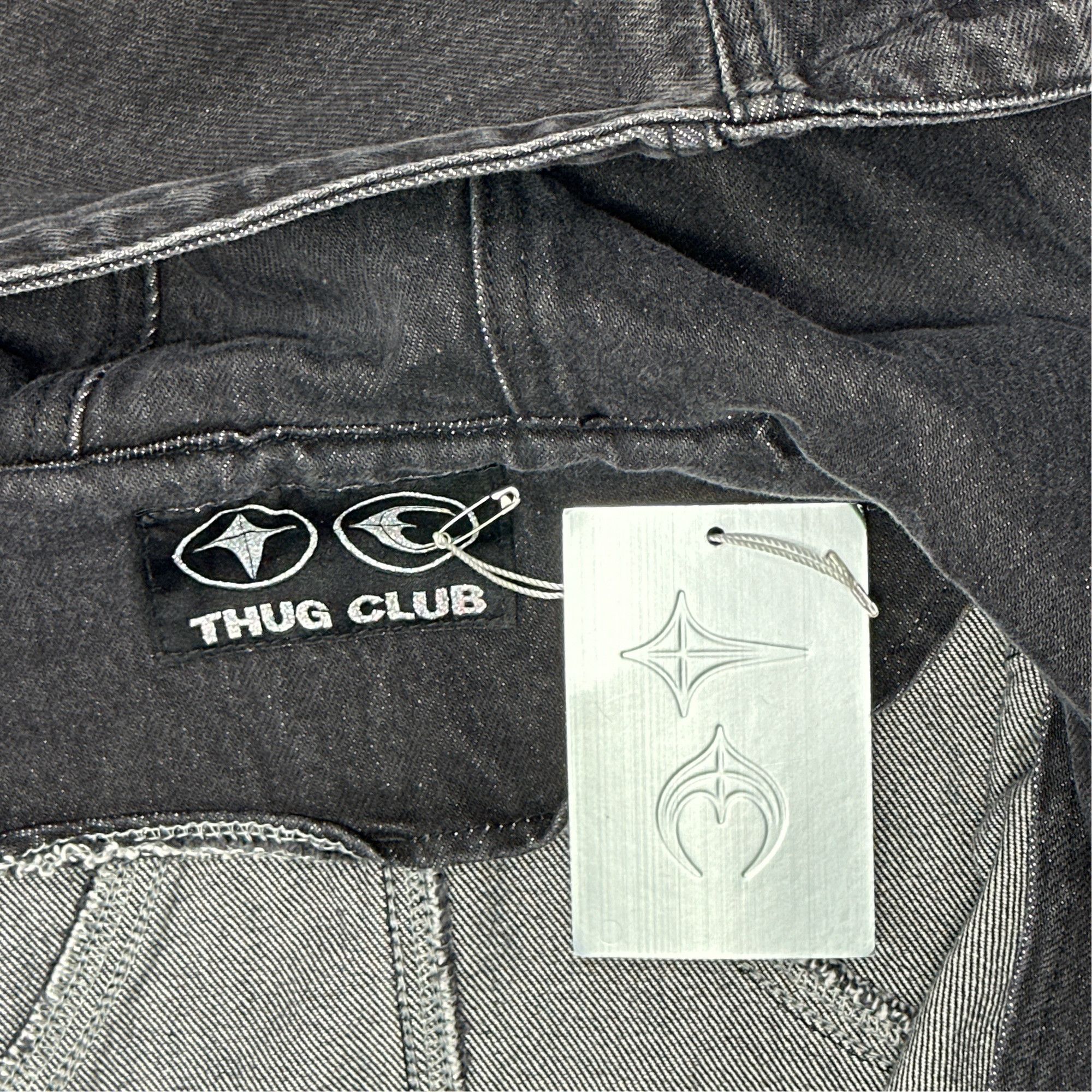 Thug Club Thug Club Denim Hood Jacket Black Size 3 Size US L / EU 52-54 / 3 - 3 Thumbnail