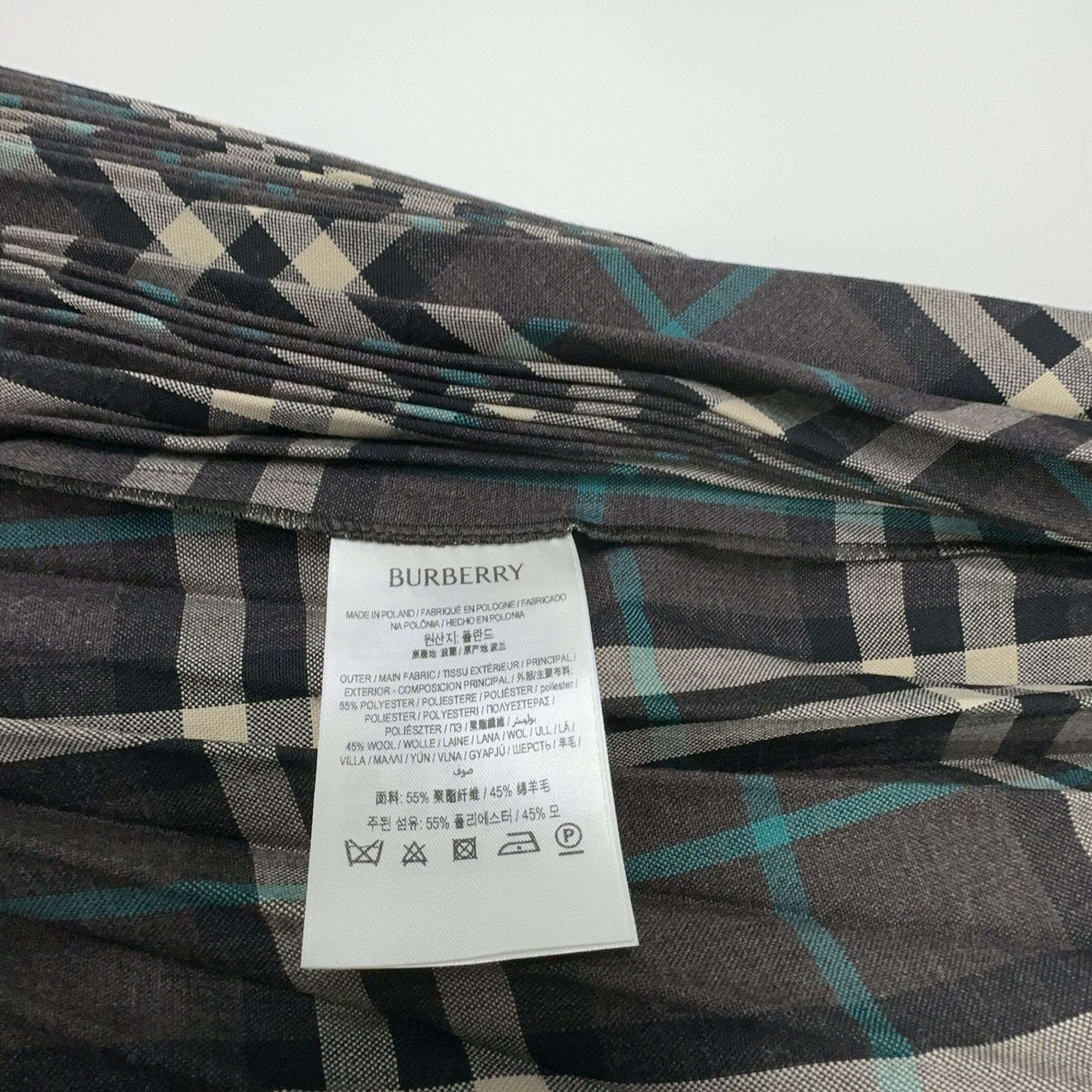 Burberry Burberry Plaid Pleated Skirt Size 34 Size 24" / US 00 / IT 34 - 4 Thumbnail