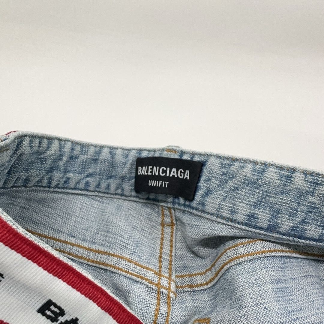 Balenciaga Balenciaga Logo Waistband Denim Jeans Size XS Size US 28 / EU 44 - 5 Thumbnail