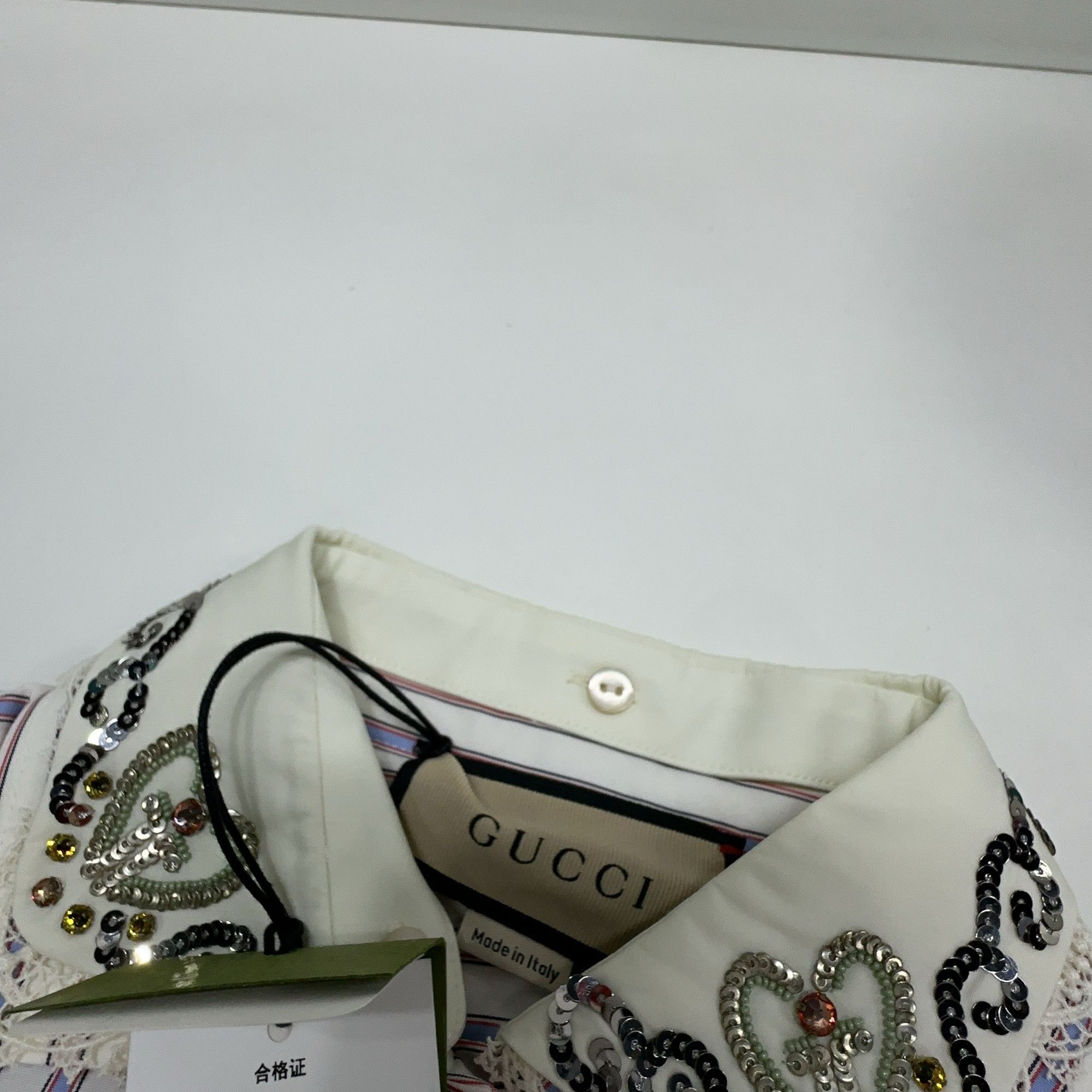 Gucci Gucci Embellished Stripe Shirt Dress Size 38 Size XS / US 0-2 / IT 36-38 - 6 Thumbnail