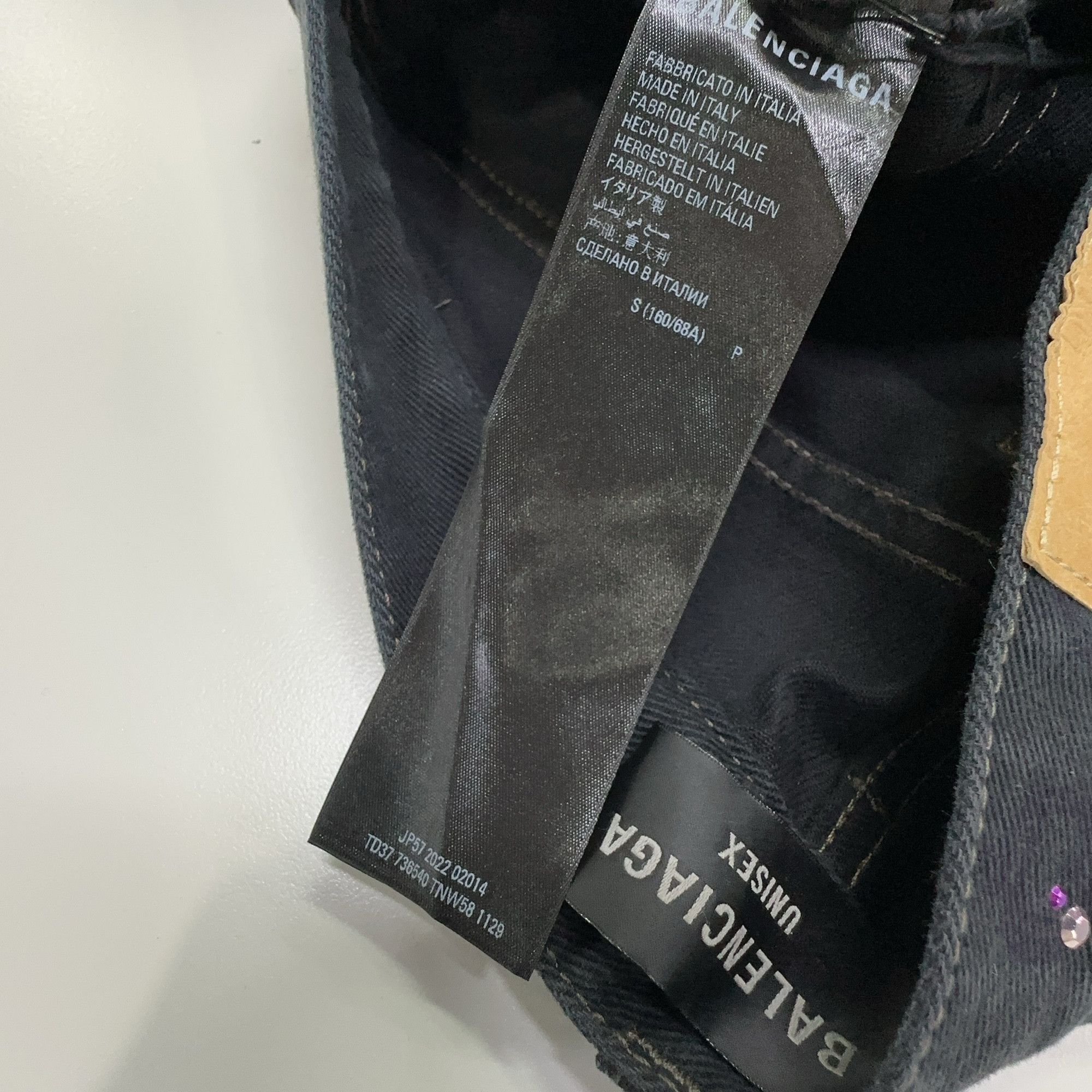 Balenciaga Balenciaga Embellished Cat Denim Jeans Size 27 Size US 27 - 3 Thumbnail