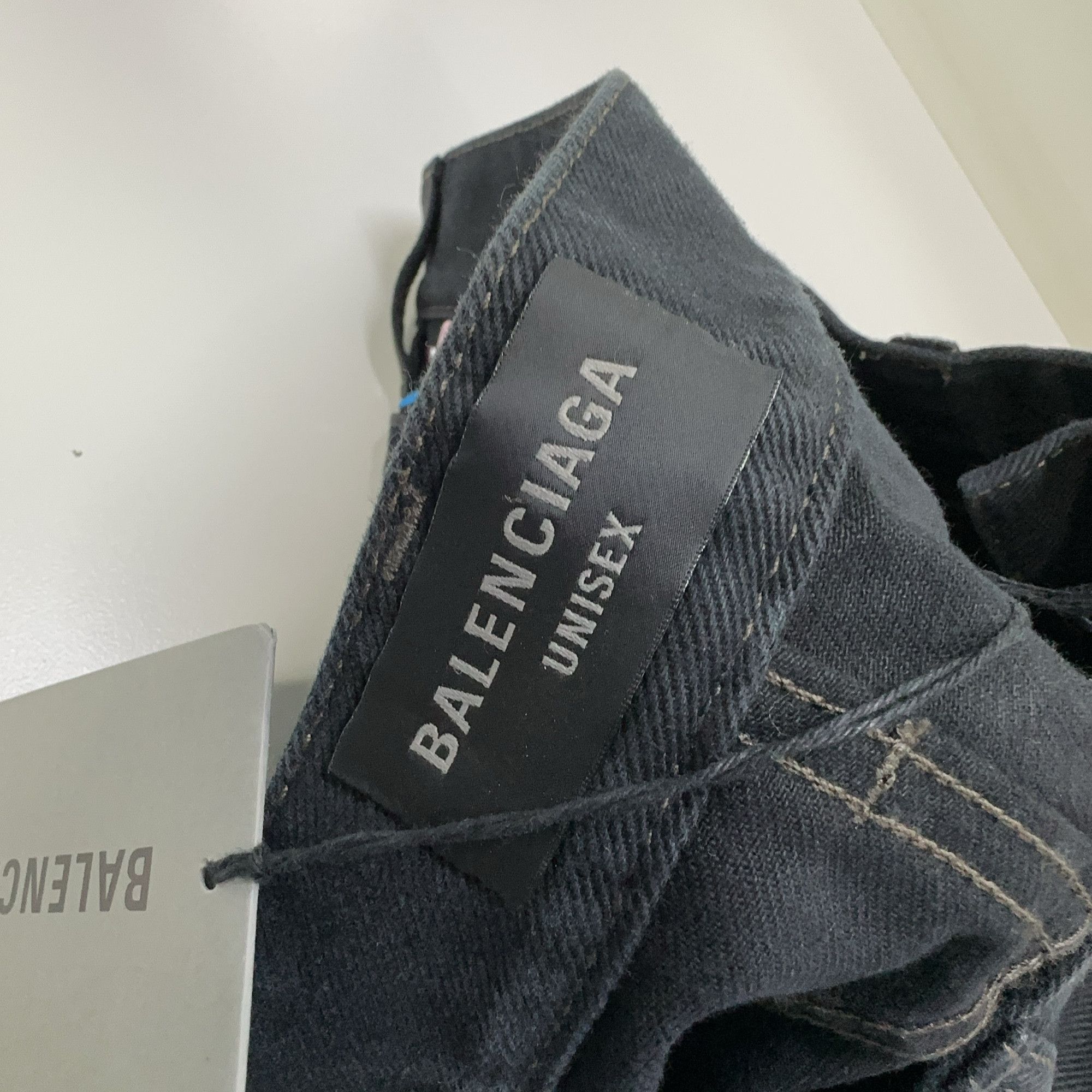 Balenciaga Balenciaga Embellished Cat Denim Jeans Size 27 Size US 27 - 6 Thumbnail