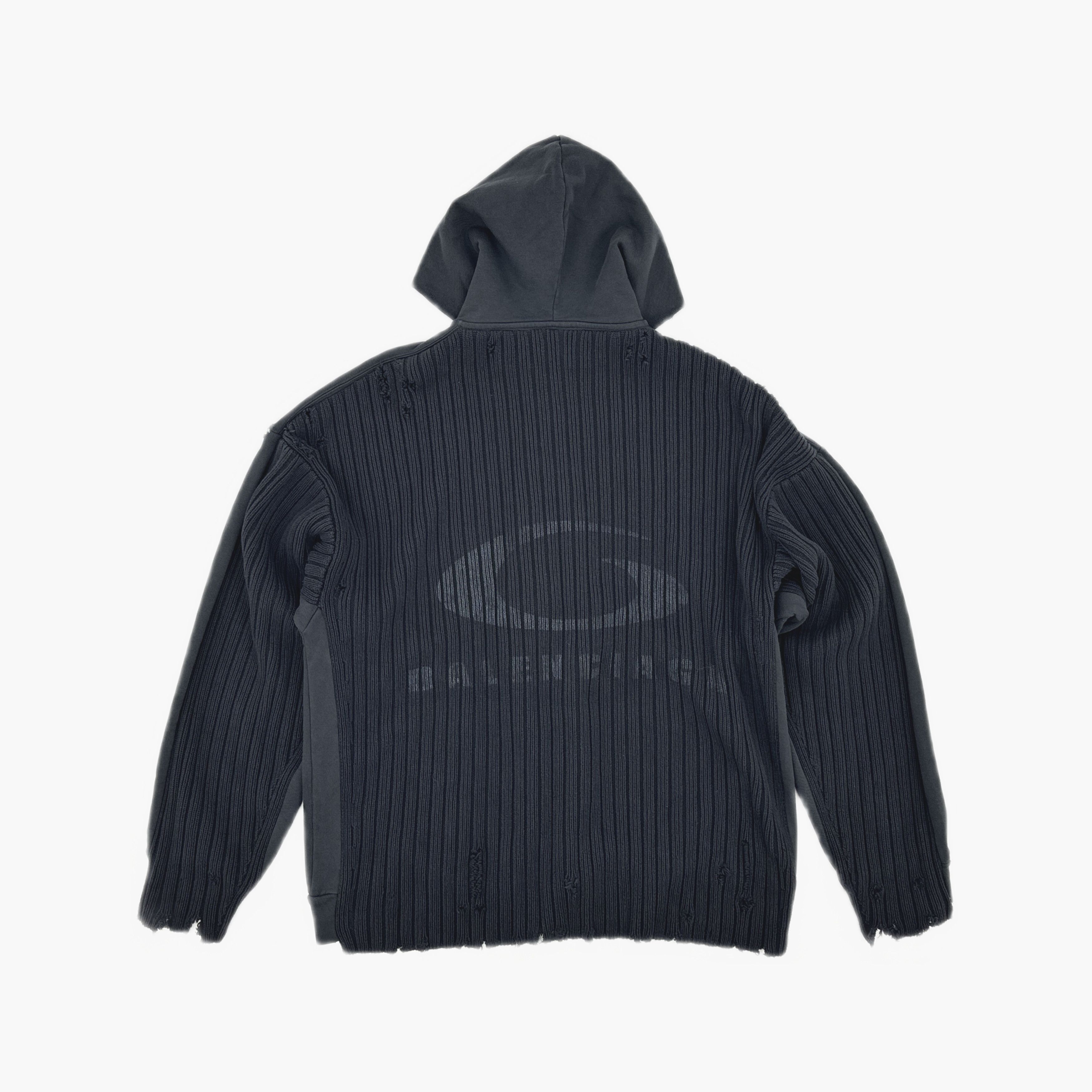 Balenciaga Balenciaga Ribbed Zip Up Hoodie Size L Size US L / EU 52-54 / 3 - 2 Thumbnail
