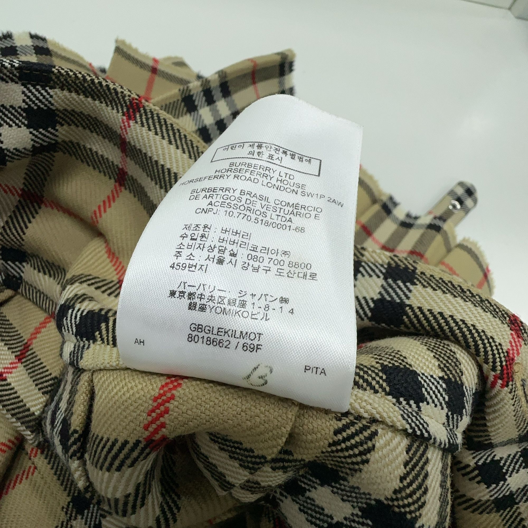 Burberry Burberry Check Pleated Mini Skirt IT 34 Size 24" / US 00 / IT 34 - 4 Thumbnail