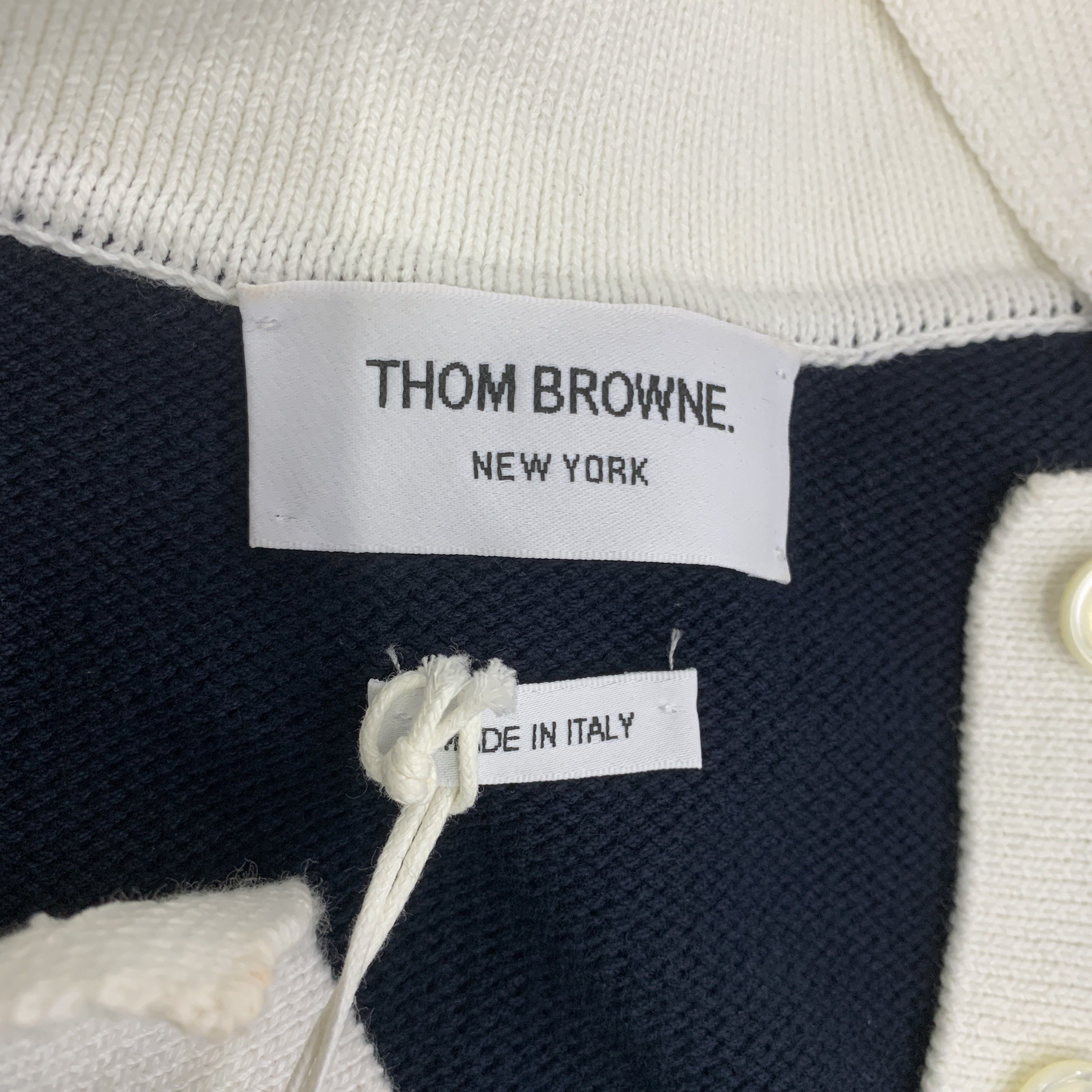 Thom Browne Thom Browne Hector Intarsia Polo Shirt Size 36 Size XS / US 0-2 / IT 36-38 - 2 Thumbnail