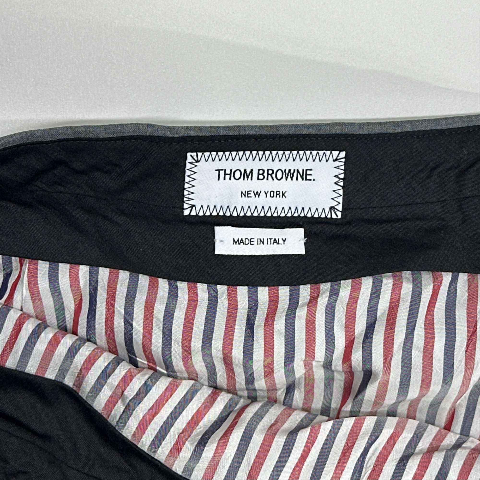 Thom Browne Thom Browne 4-Bar Pleated Midi Skirt Size 34 Size 24" / US 00 / IT 34 - 2 Thumbnail