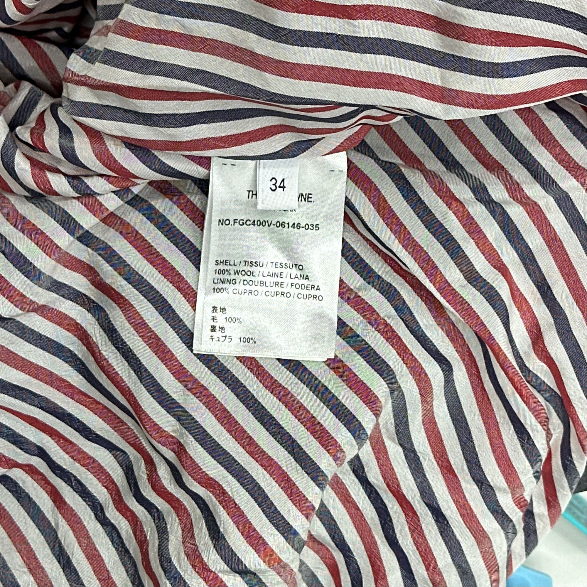 Thom Browne Thom Browne 4-Bar Pleated Midi Skirt Size 34 Size 24" / US 00 / IT 34 - 4 Thumbnail