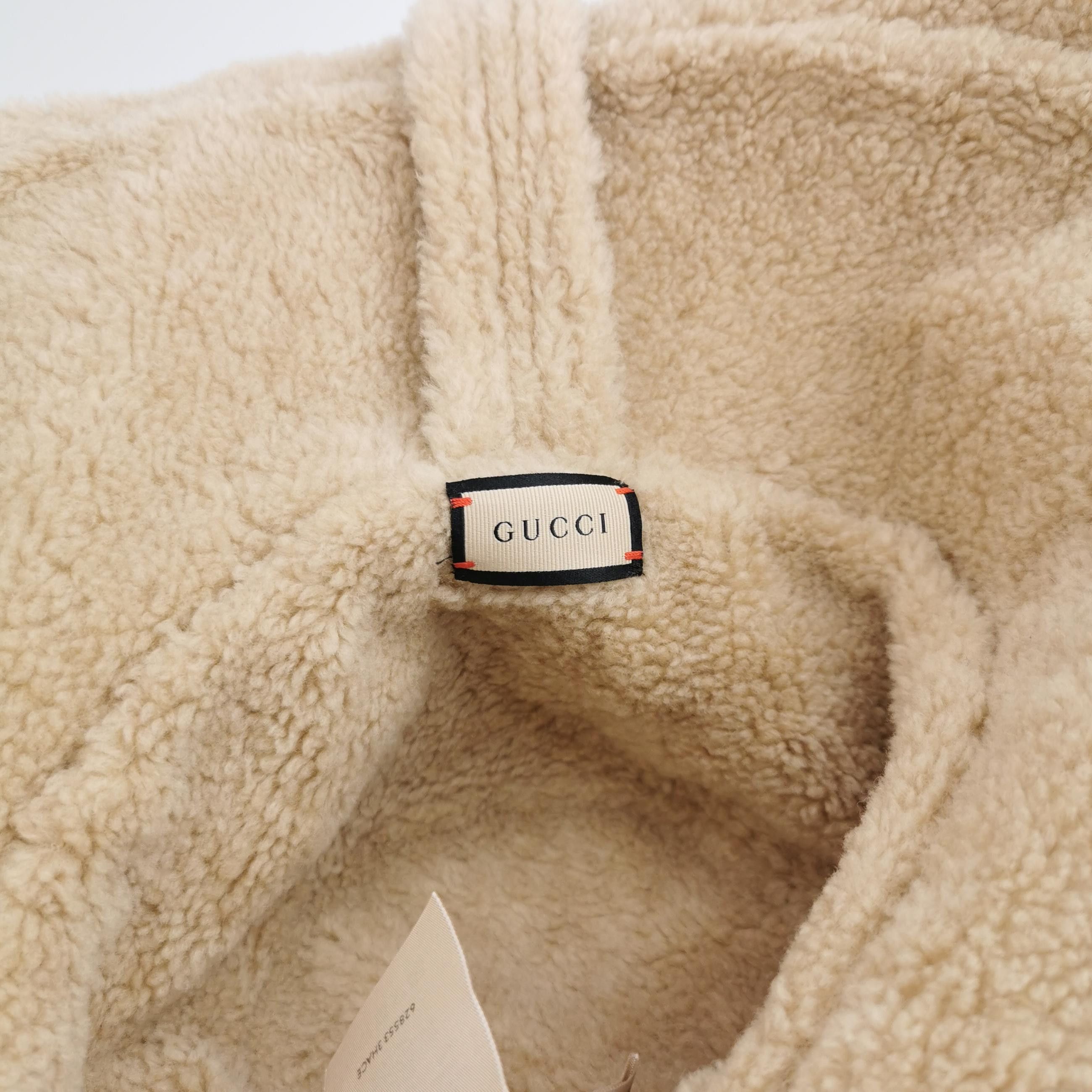 Gucci Gucci Shearling Trim Double G Bucket Hat Size ONE SIZE - 4 Thumbnail