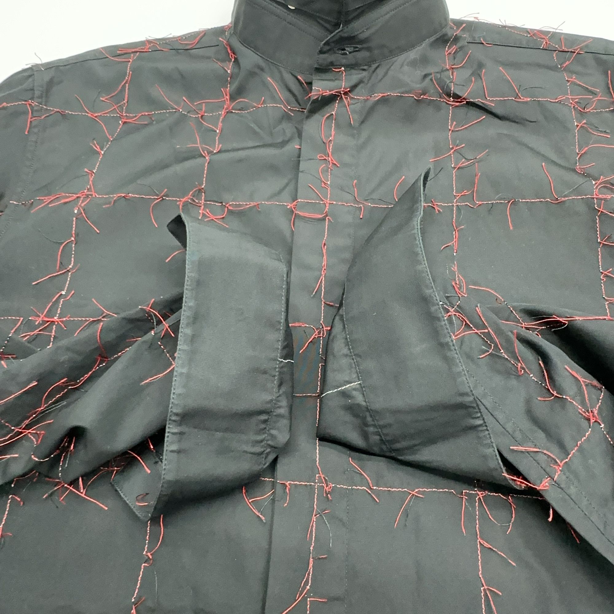 Dior Dior Red Thread Grid Button Up Shirt Size S Size US S / EU 44-46 / 1 - 7 Thumbnail