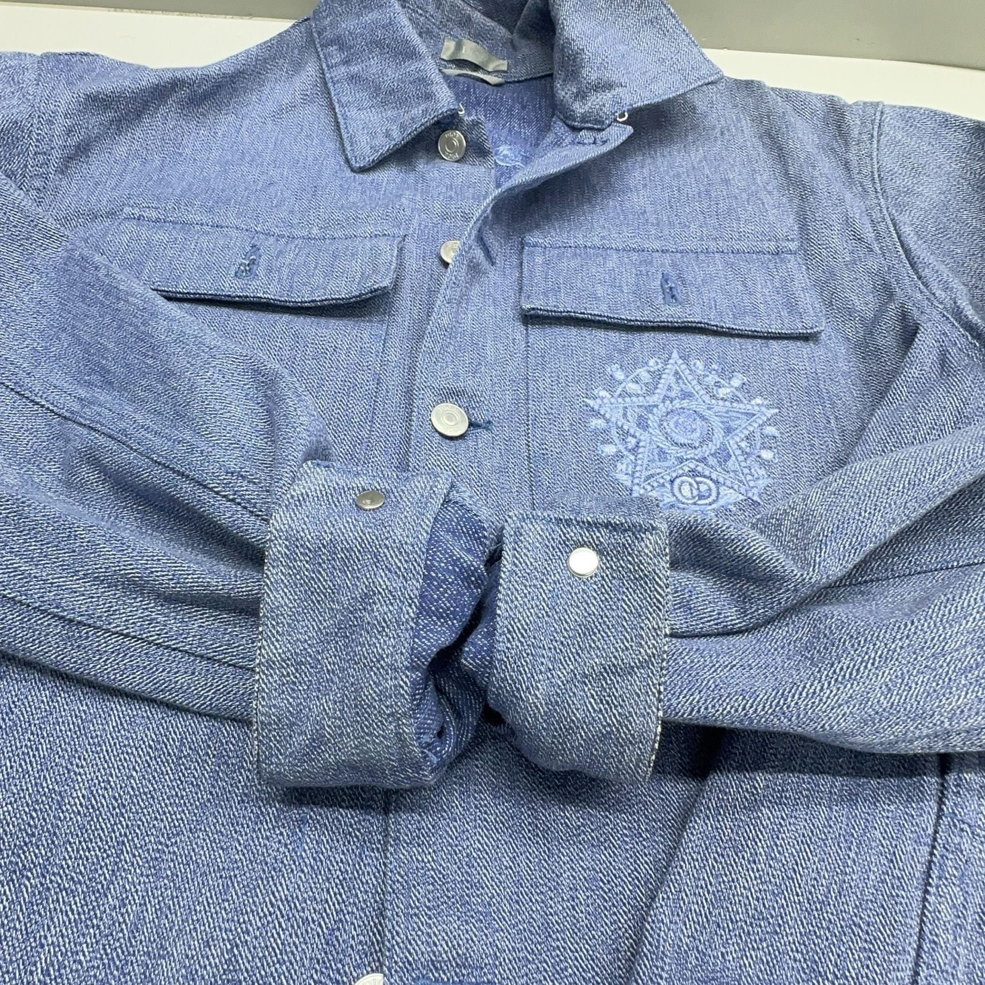 Dior DIOR Embroidered Star Denim Jacket Size 46 Size US S / EU 44-46 / 1 - 10 Thumbnail