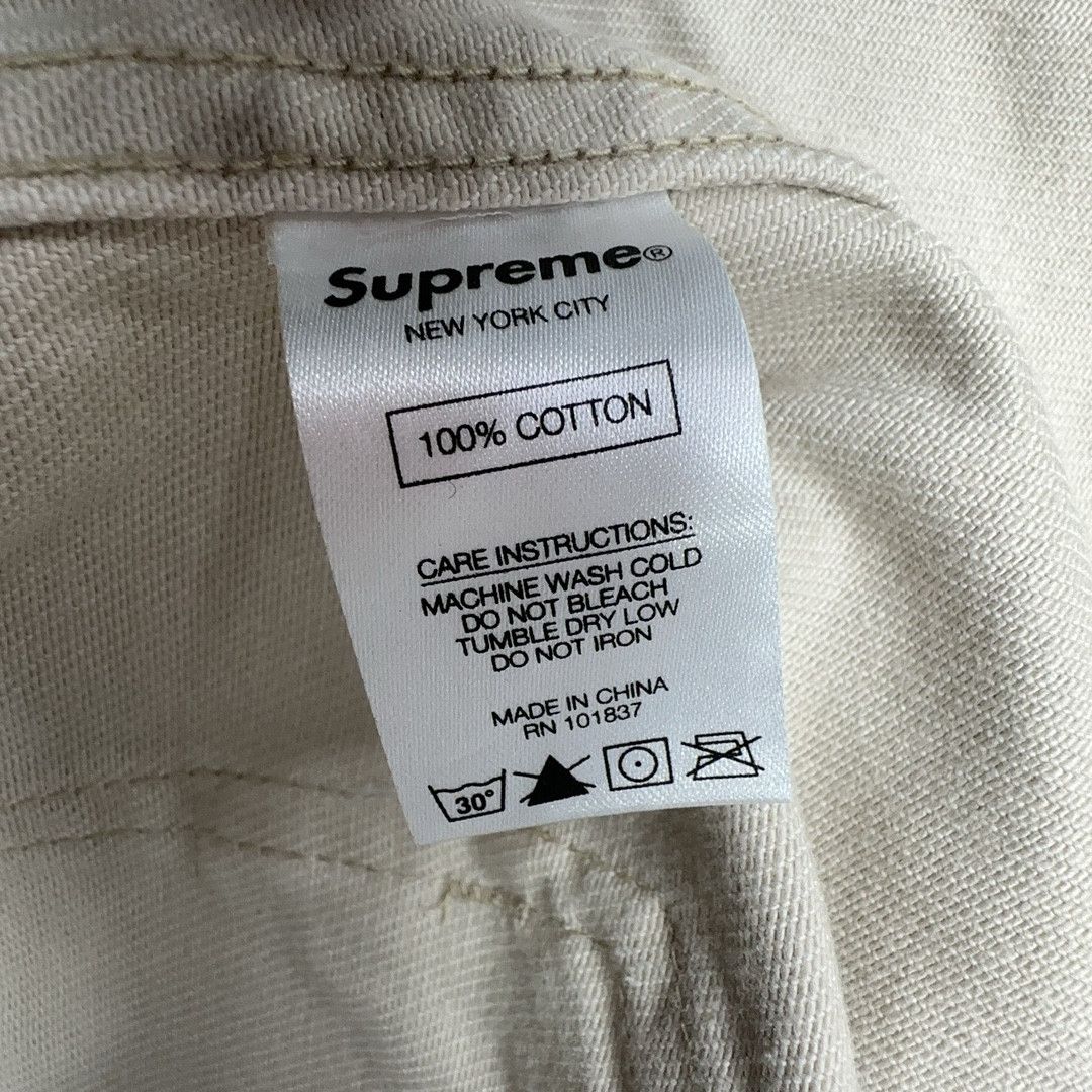 Supreme Supreme Is Love Denim Work Jacket Size M Size US M / EU 48-50 / 2 - 4 Thumbnail
