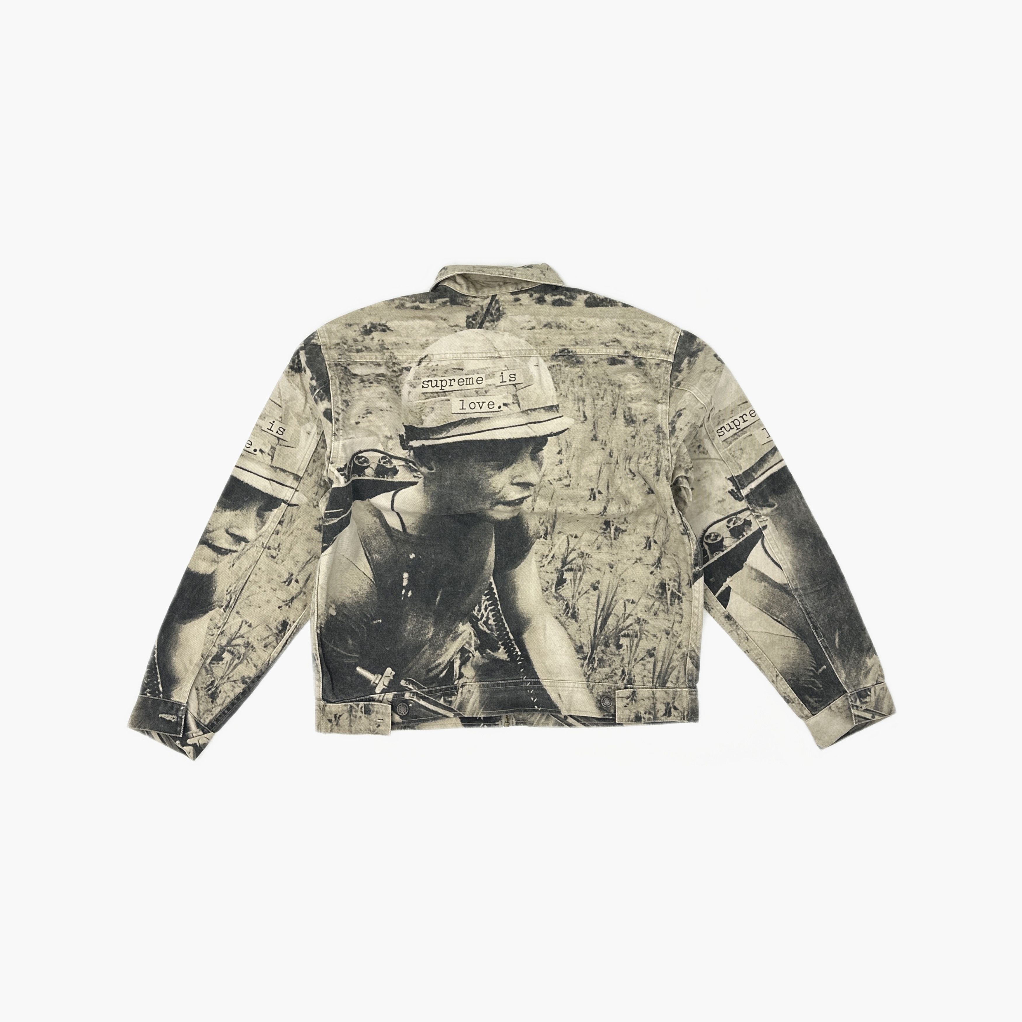 Supreme Supreme Is Love Denim Work Jacket Size M Size US M / EU 48-50 / 2 - 2 Thumbnail