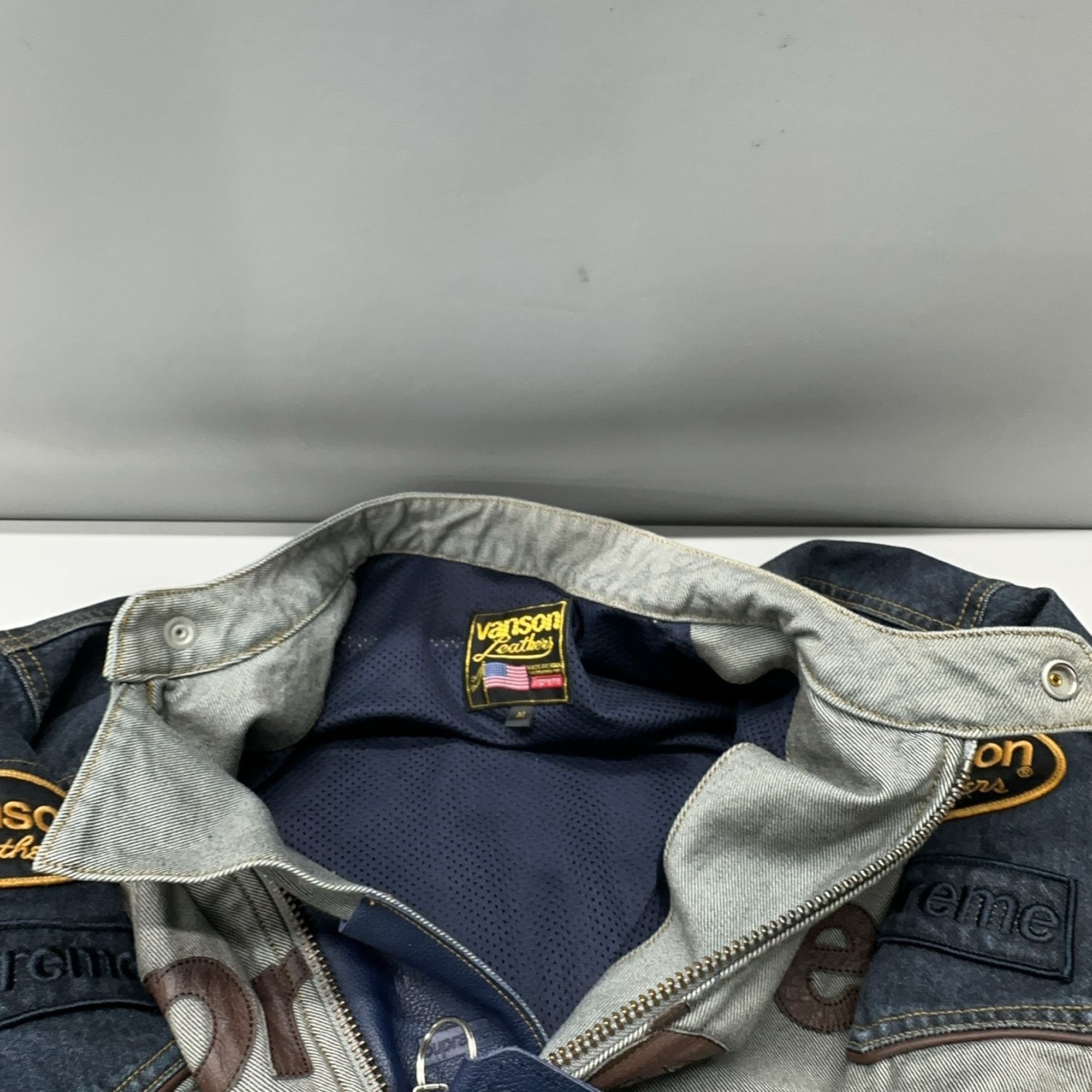 Supreme Supreme x Vanson Cordura Denim Jacket Size M Size US M / EU 48-50 / 2 - 6 Thumbnail