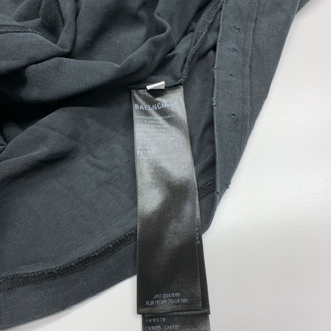 Balenciaga Balenciaga Logo Short Sleeve T-Shirt Size XL Size US XL / EU 56 / 4 - 3 Thumbnail